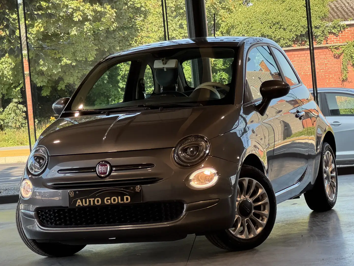 Fiat 500 1.2i Lounge/EURO6B/CLIMA/ETAT NEUF/1PROP CARNET Gris - 1