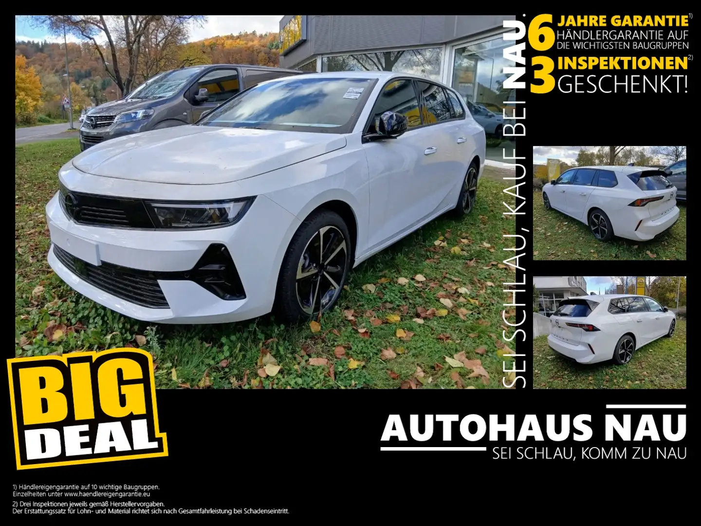 Opel Astra ST GS 1.2 ***Sonderangebot*** Wit - 1