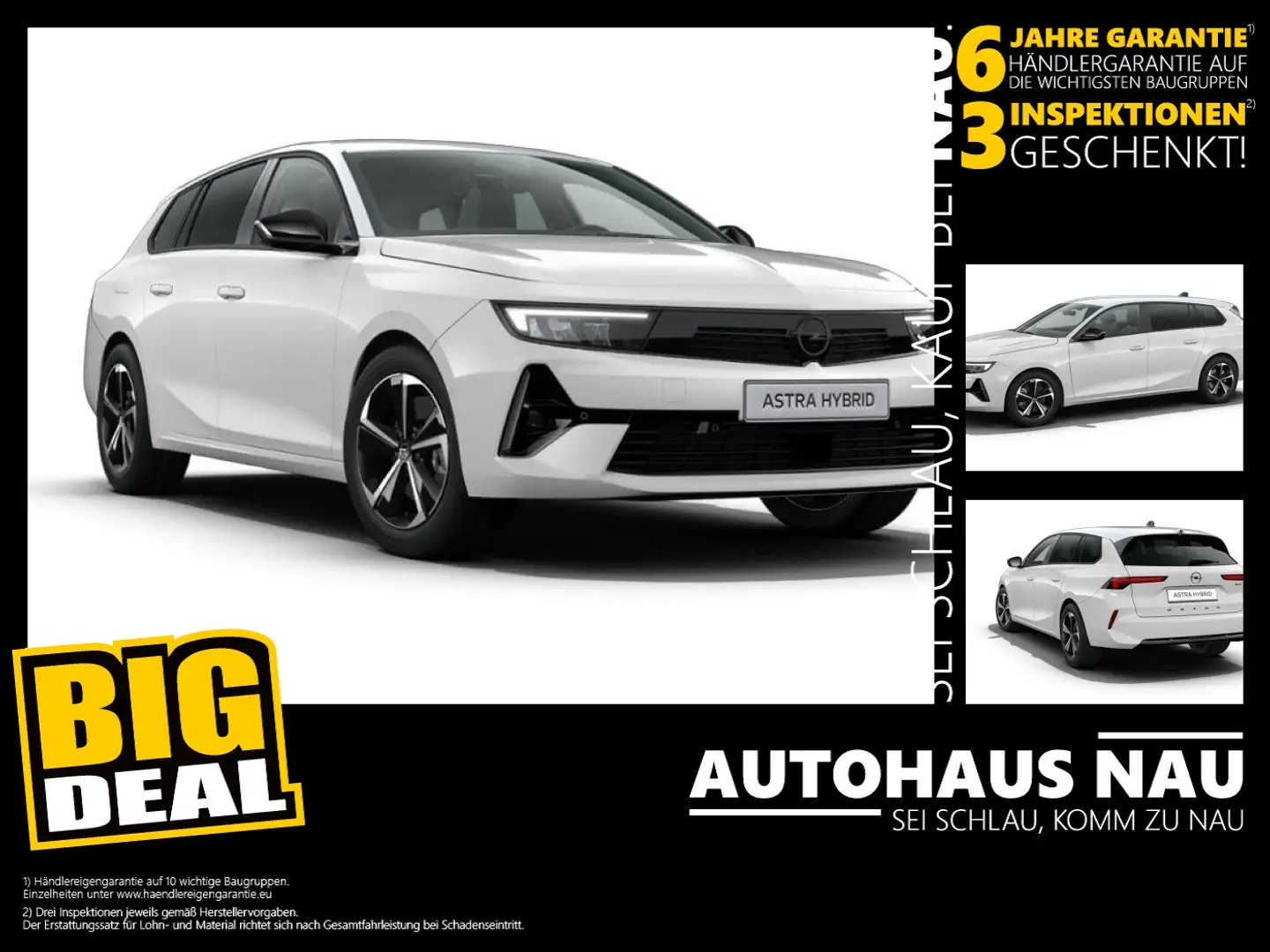 Opel Astra ST GS 1.2 ***Sonderangebot*** Weiß - 1