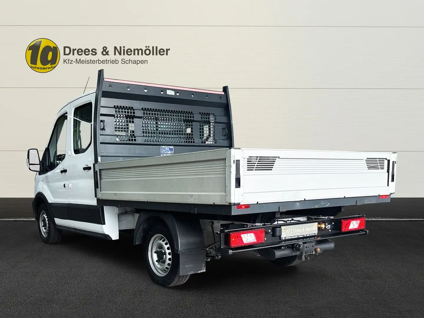 Ford Transit Pritsche 310 L2 Doppelkanine+DAB+AHK+GJR Weiß - 2