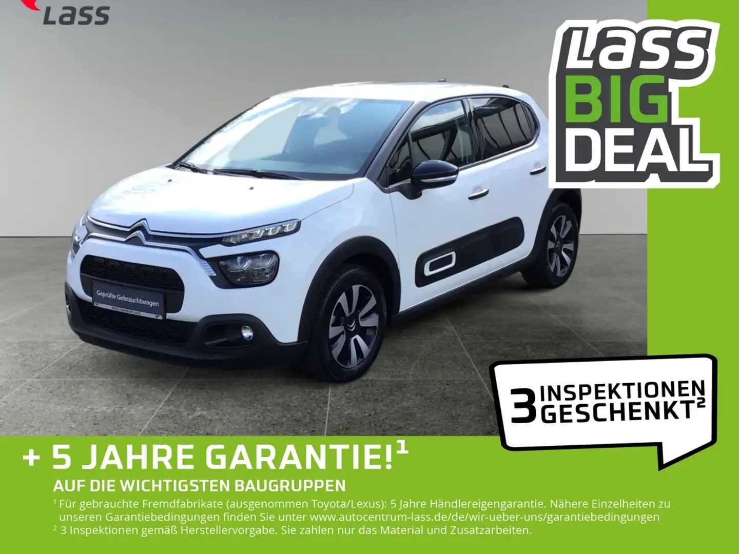 Citroen C3 1.2 PureTech 110 +Automatik+EPH+LED+Navi! Alb - 1
