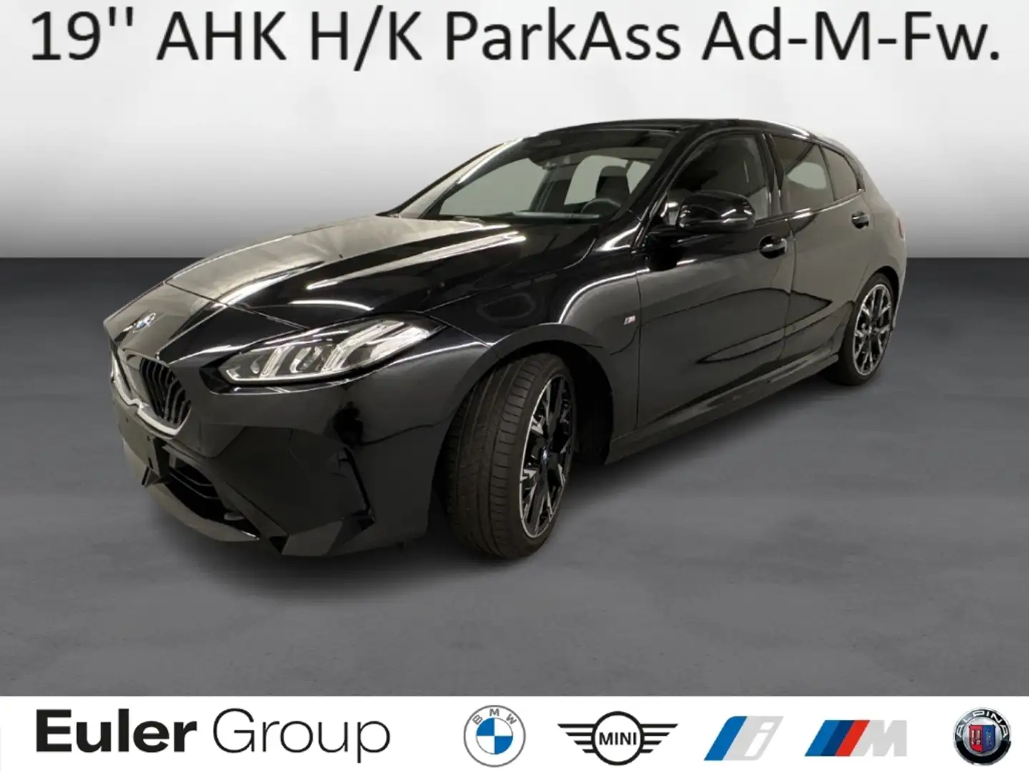 BMW 120 A M-Sport Sommer19'' AHK H/K ParkAss Ad-M-Fw. DA+ Schwarz - 1