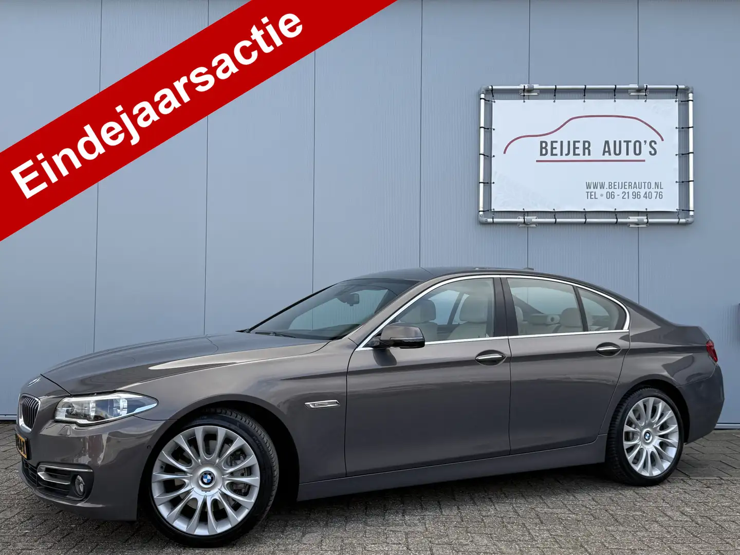 BMW 528 5-serie 528i High Executive Automaat van € 19.945, Bruin - 1