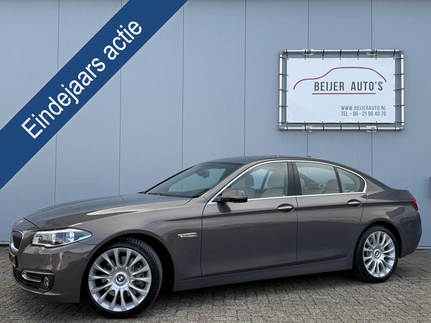 BMW 528 5-serie 528i High Executive Automaat van € 19.945, Bruin - 1