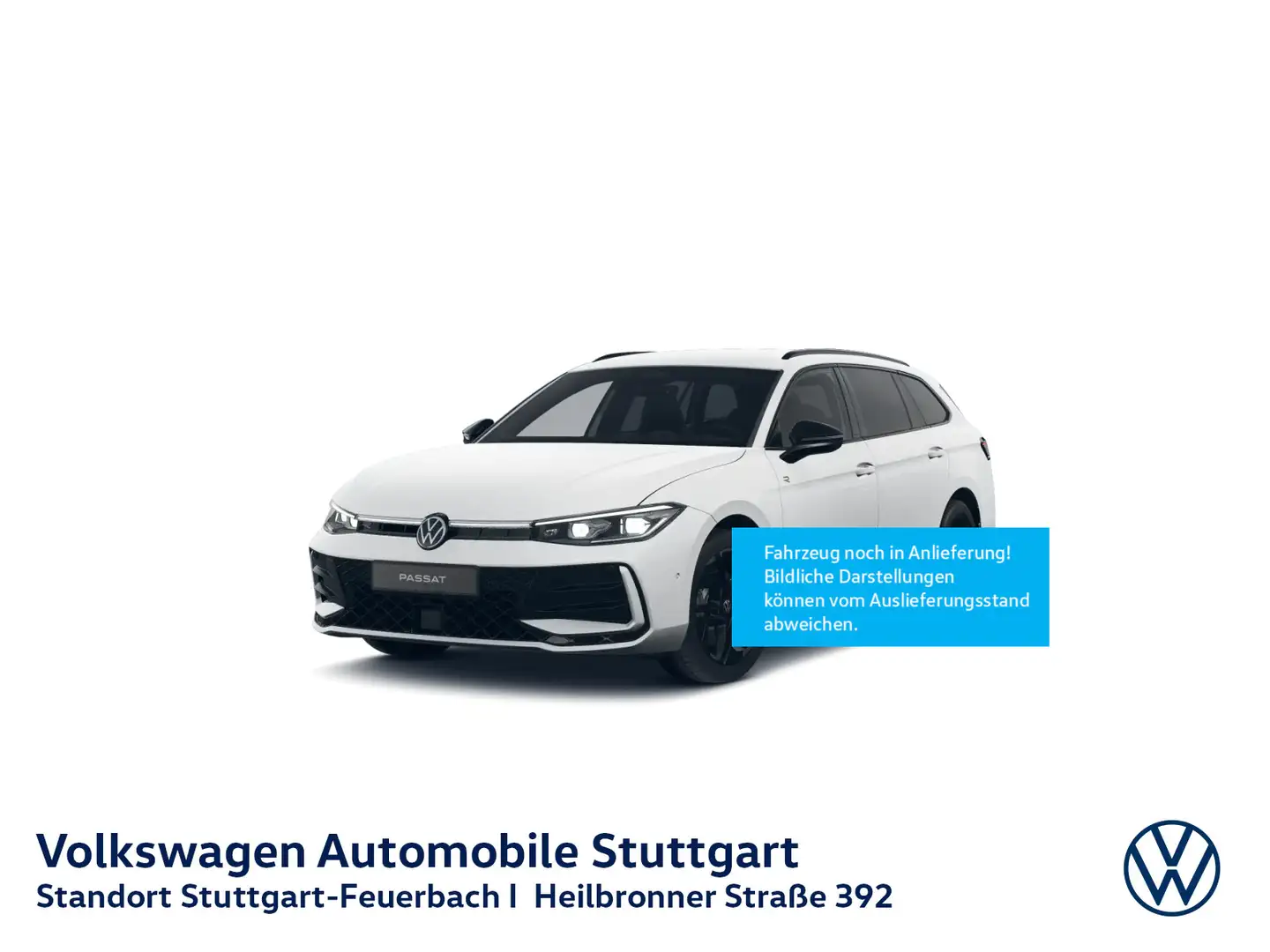 Volkswagen Passat Variant 2.0 TDI R-Line DSG Navi AHK Weiß - 1