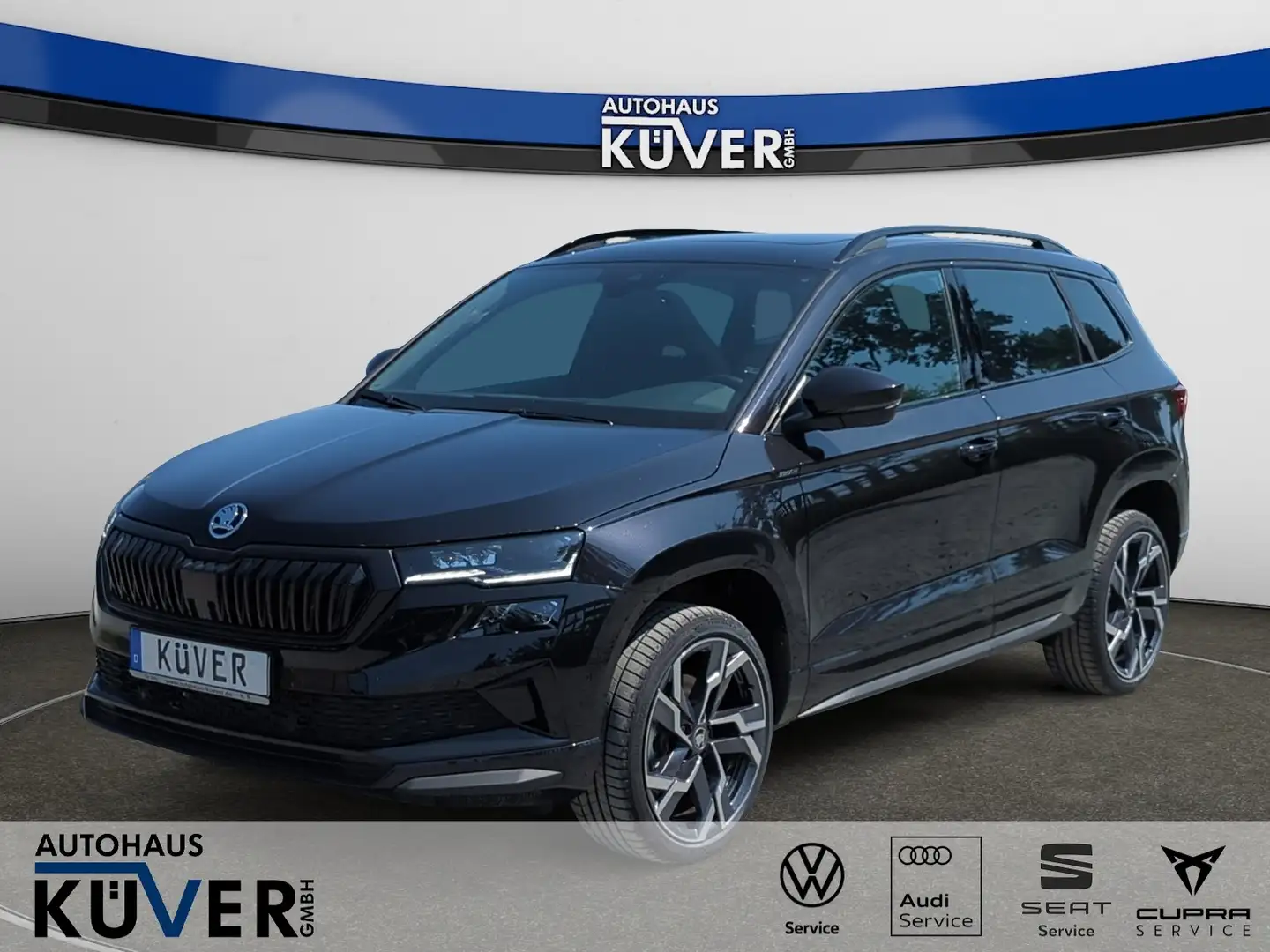 Skoda Karoq Sportline 1,5 TSI DSG Navi+Pano+AHK+Matrix Black - 1