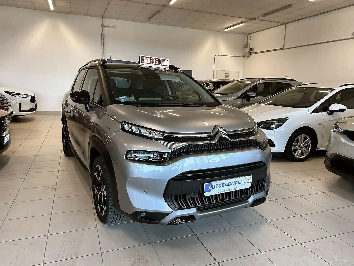 Citroen C3 Aircross SHINE PACK PureTech 130 EAT6 SPOTICAR Grigio - 2