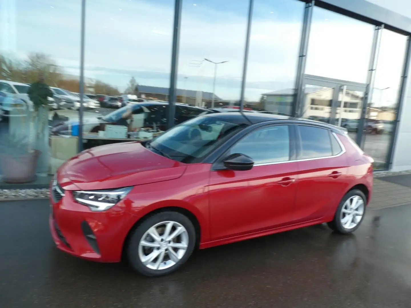 Opel Corsa F Elegance Klima, PDC, SHZ, LHZ Rouge - 2