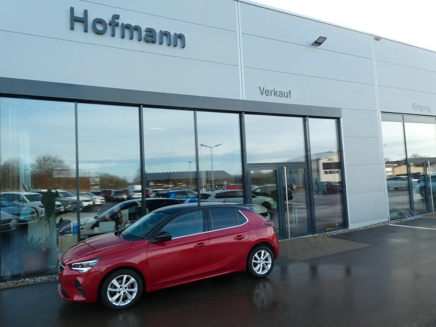 Opel Corsa F Elegance Klima, PDC, SHZ, LHZ Rouge - 1