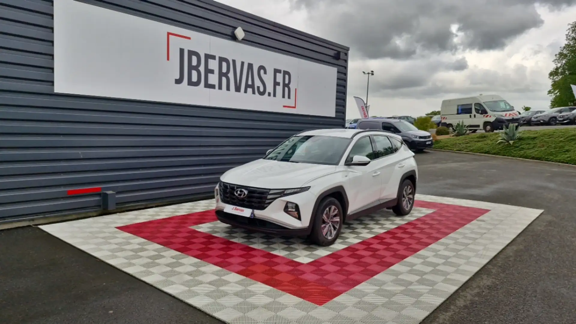 Hyundai TUCSON 1.6 CRDI 136 HYBRID 48V IBVM BUSINESS Blanc - 1