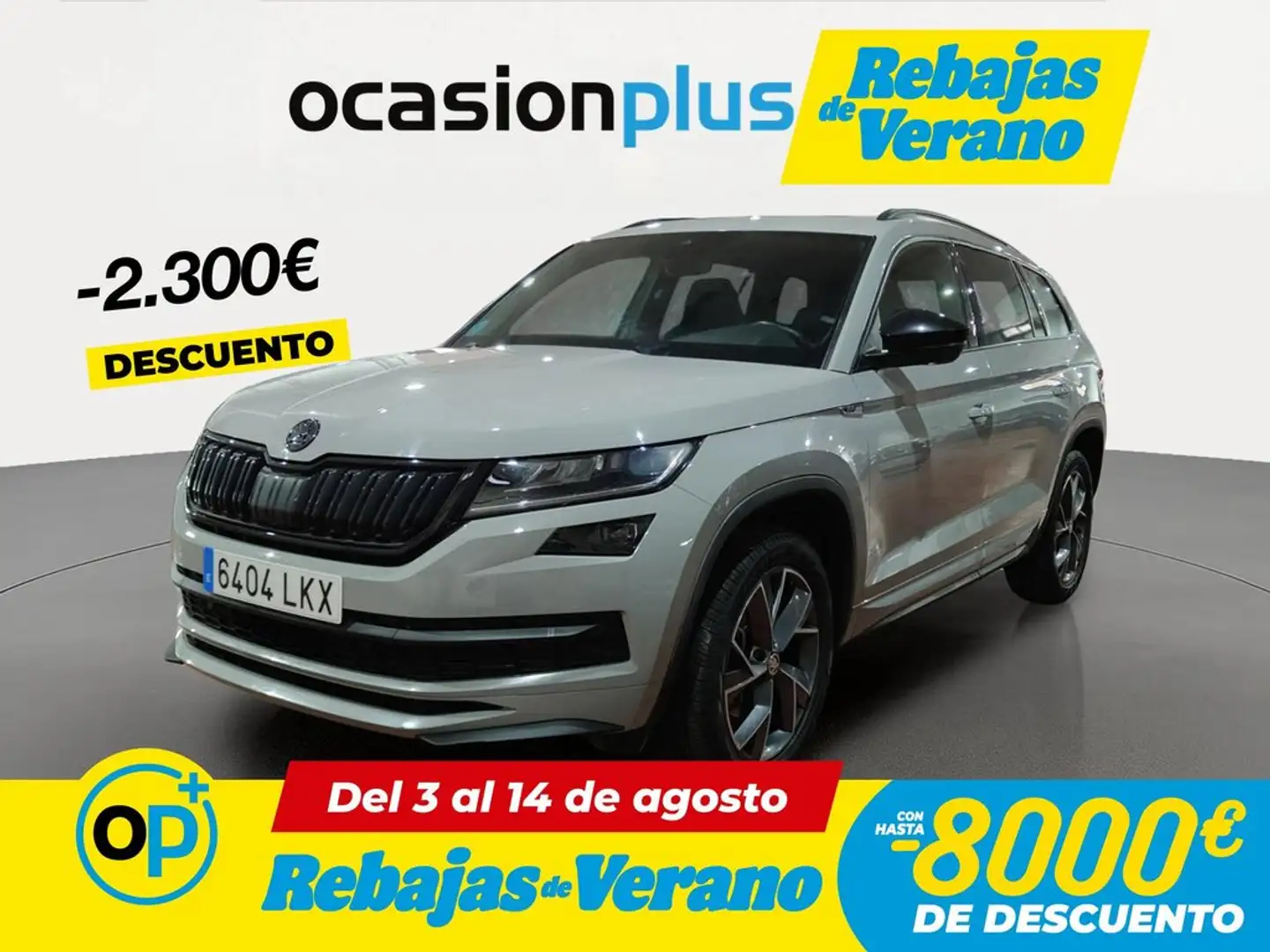 Skoda Kodiaq 2.0TDI AB tech Sportline 4x2 DSG 110kW Gris - 1