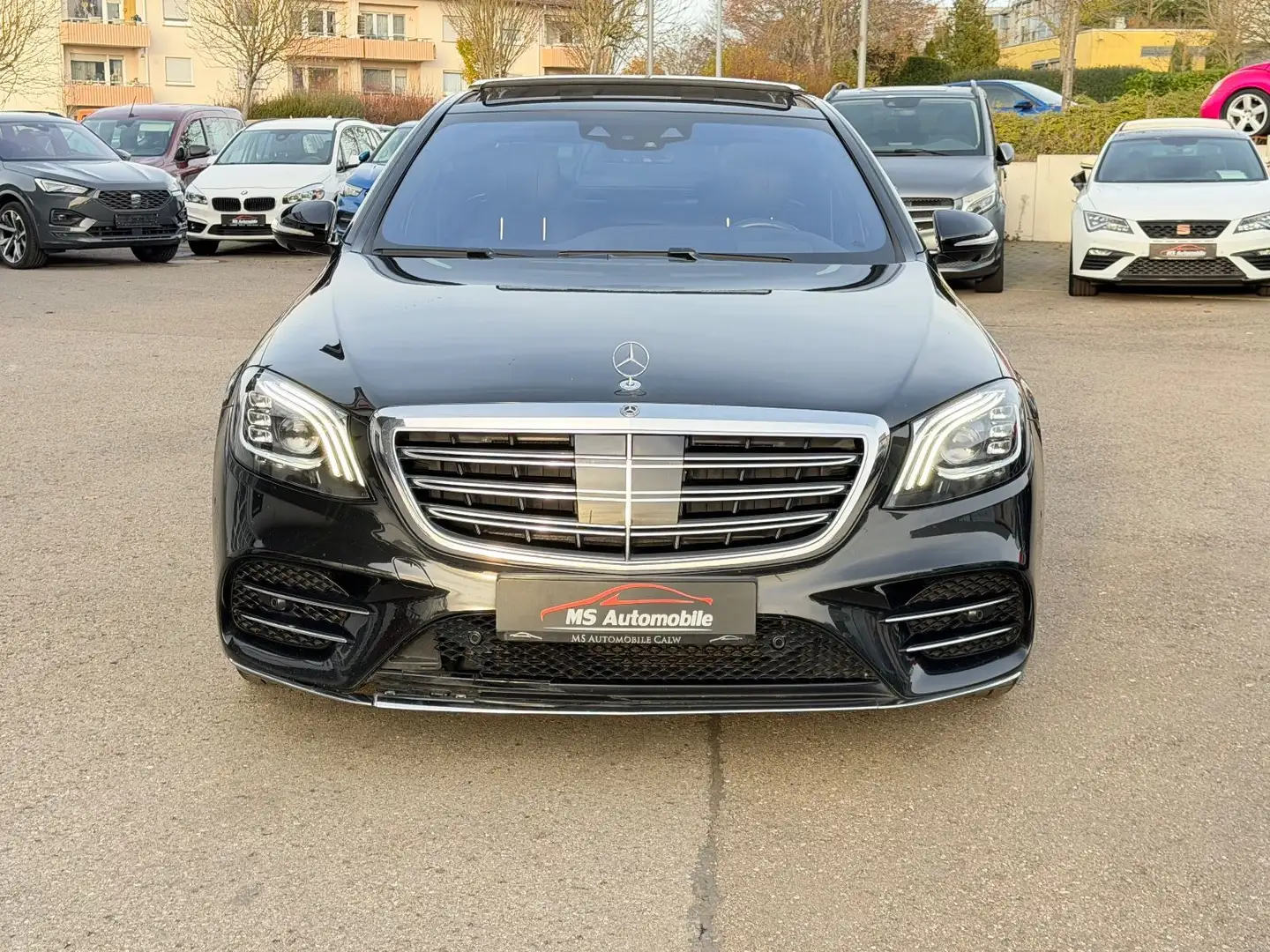 Mercedes-Benz S 450 4Matic Lang *AMG Line* StandHz_Pano_360° Noir - 2
