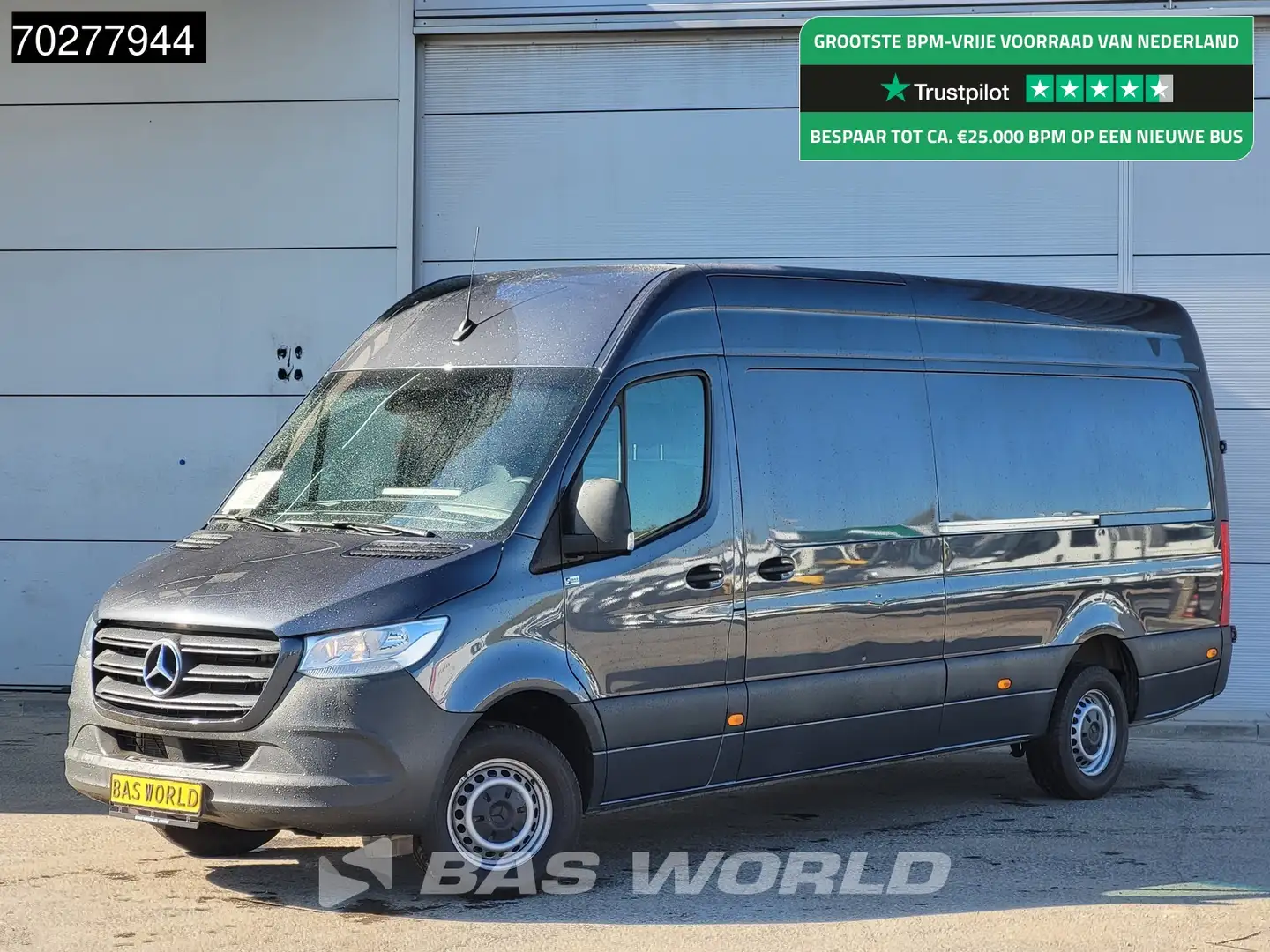 Mercedes-Benz Sprinter 315 CDI 2x Schuifdeur Automaat L3H2 Navi Airco Cam Grijs - 1