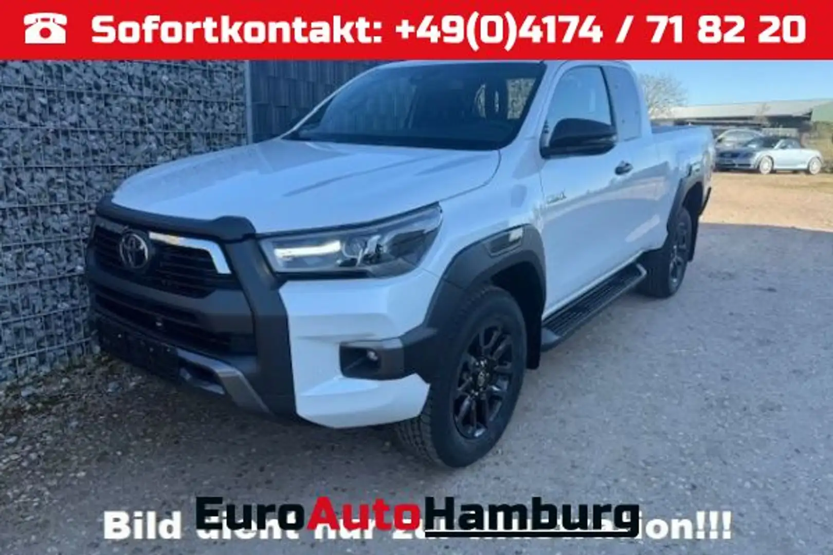 Toyota Hilux 2.4 D-4D Professional AT 4WD Weiß - 1