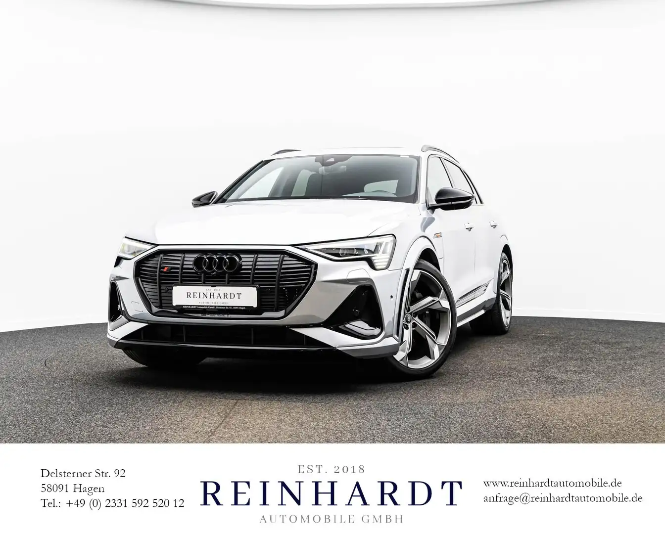 Audi e-tron S BLACK/22Z./MTRX/ACC/PANO/360°/S-SITZE Zilver - 1