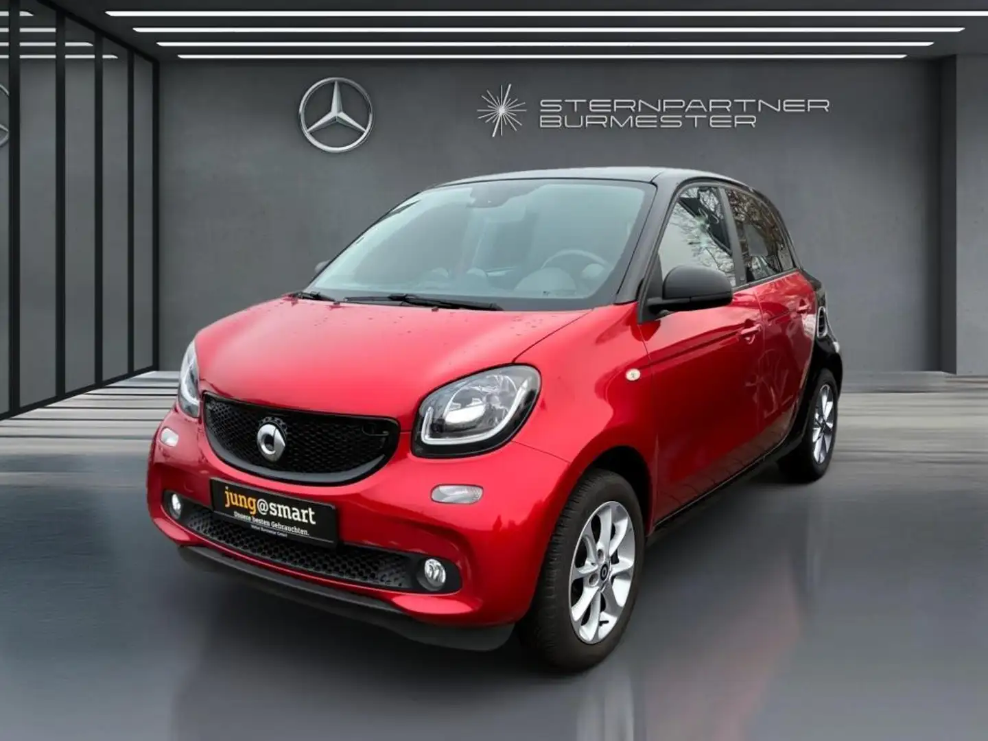 smart forFour turbo twinamic Ambiente+PANO+AUT+SHZ+PDC Rot - 1