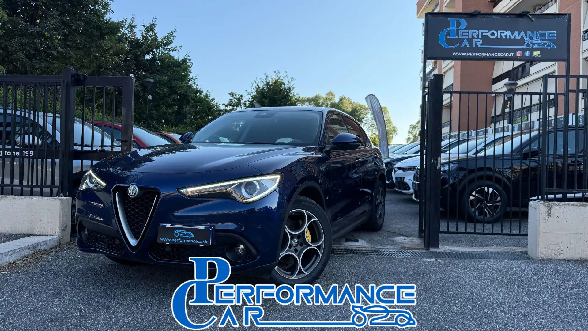 Alfa Romeo Stelvio 2.2TURBODIESEL 210CV AT8 Q4 EXECUTIVE*24M.G.*CL19* Blauw - 1