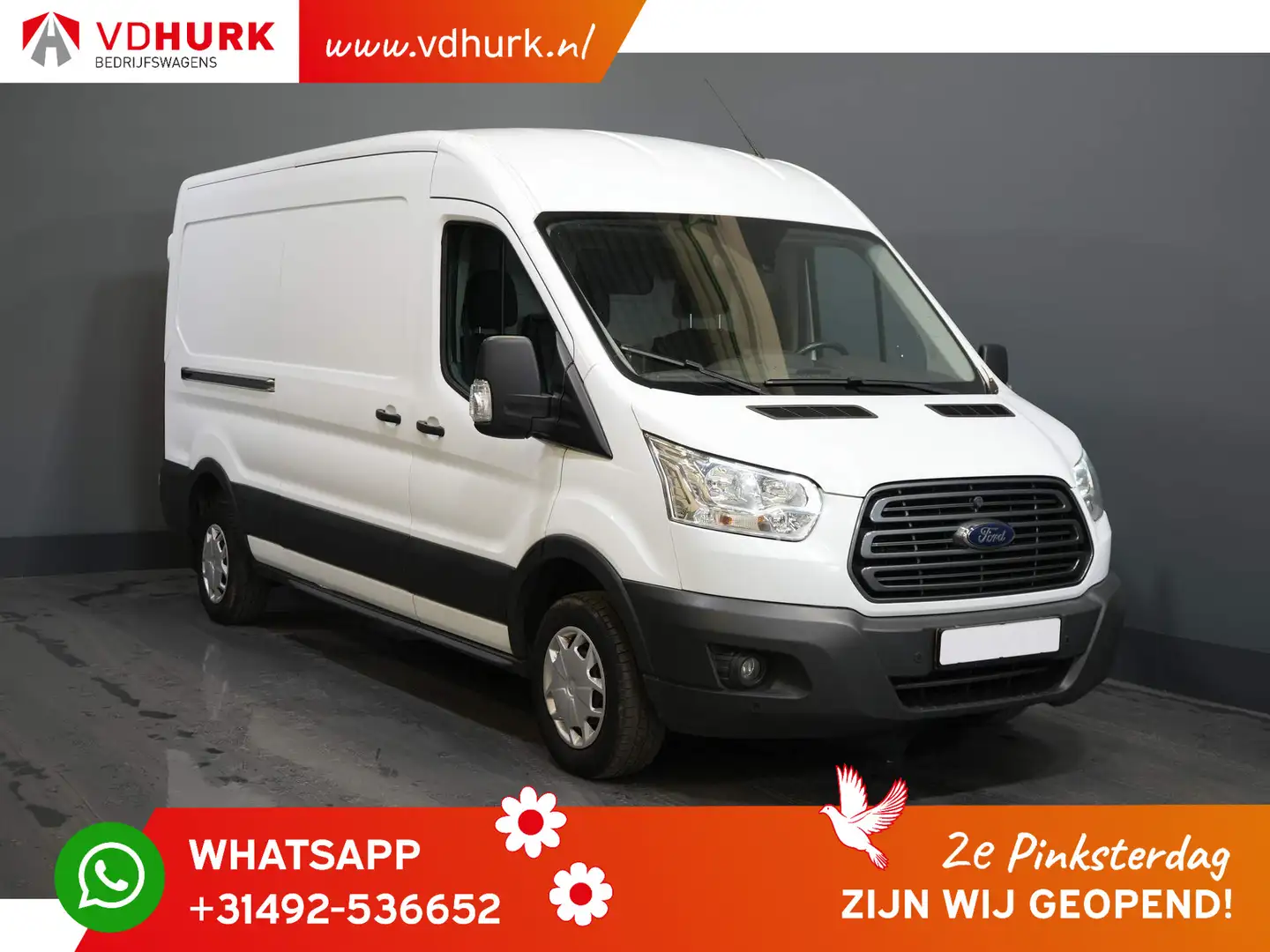 Ford Transit 2.0 TDCI L3H2 Trend Rijdt Goed/ Stoelverw./ PDC/ C Bianco - 1