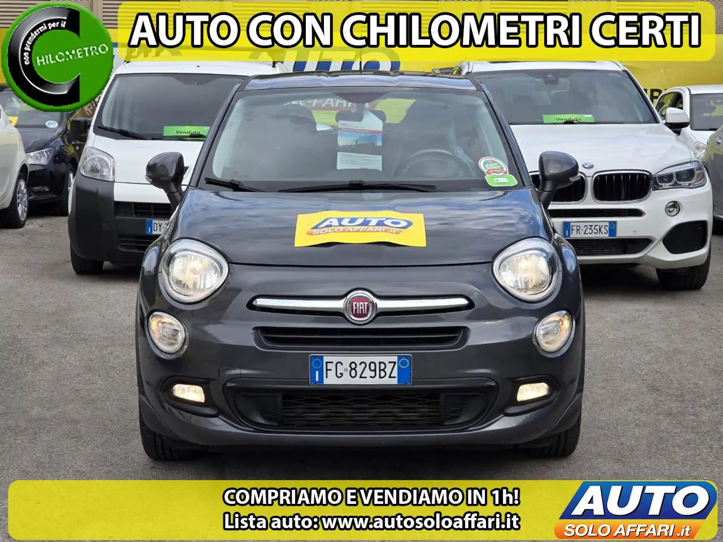 Fiat 500X 1.3 MJT 95CV EURO6B NEOPATENTATI/RATE/PERMUTE Grigio - 1