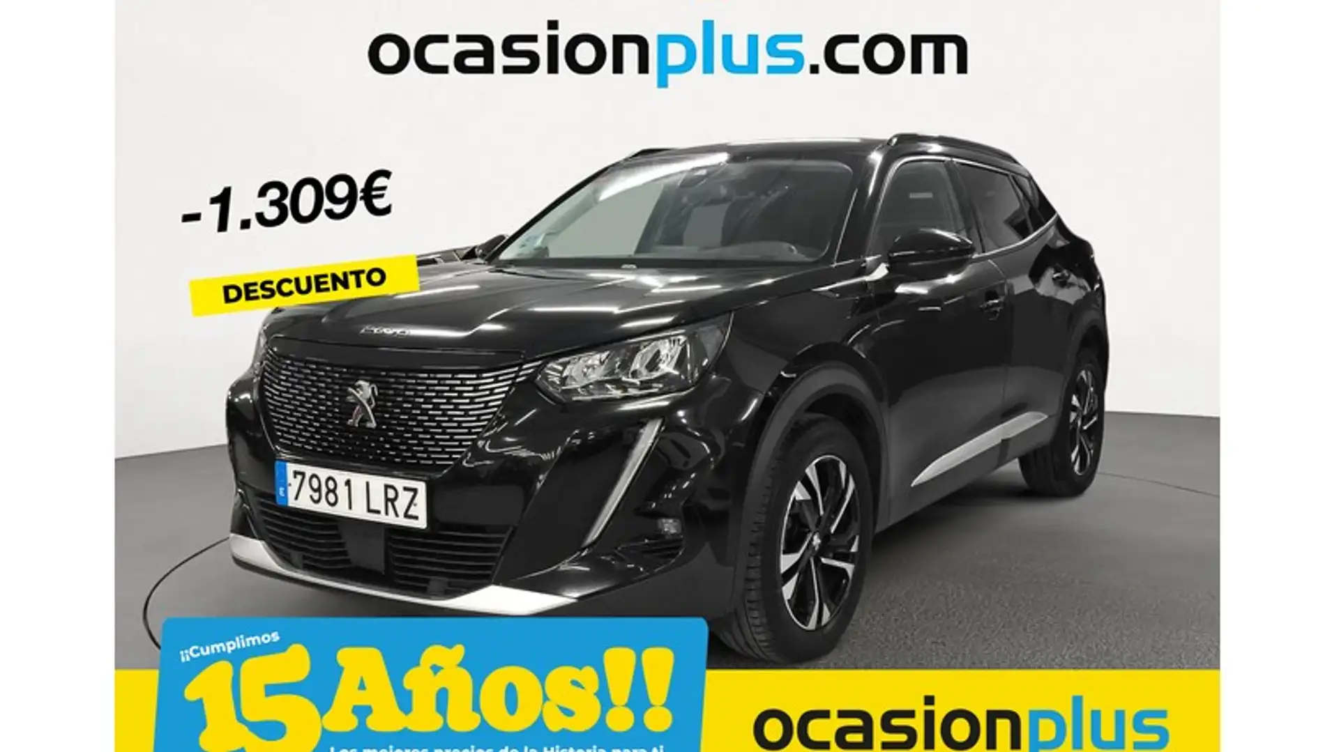 Peugeot 2008 1.2 PureTech S&S Allure Pack 130 Zwart - 1