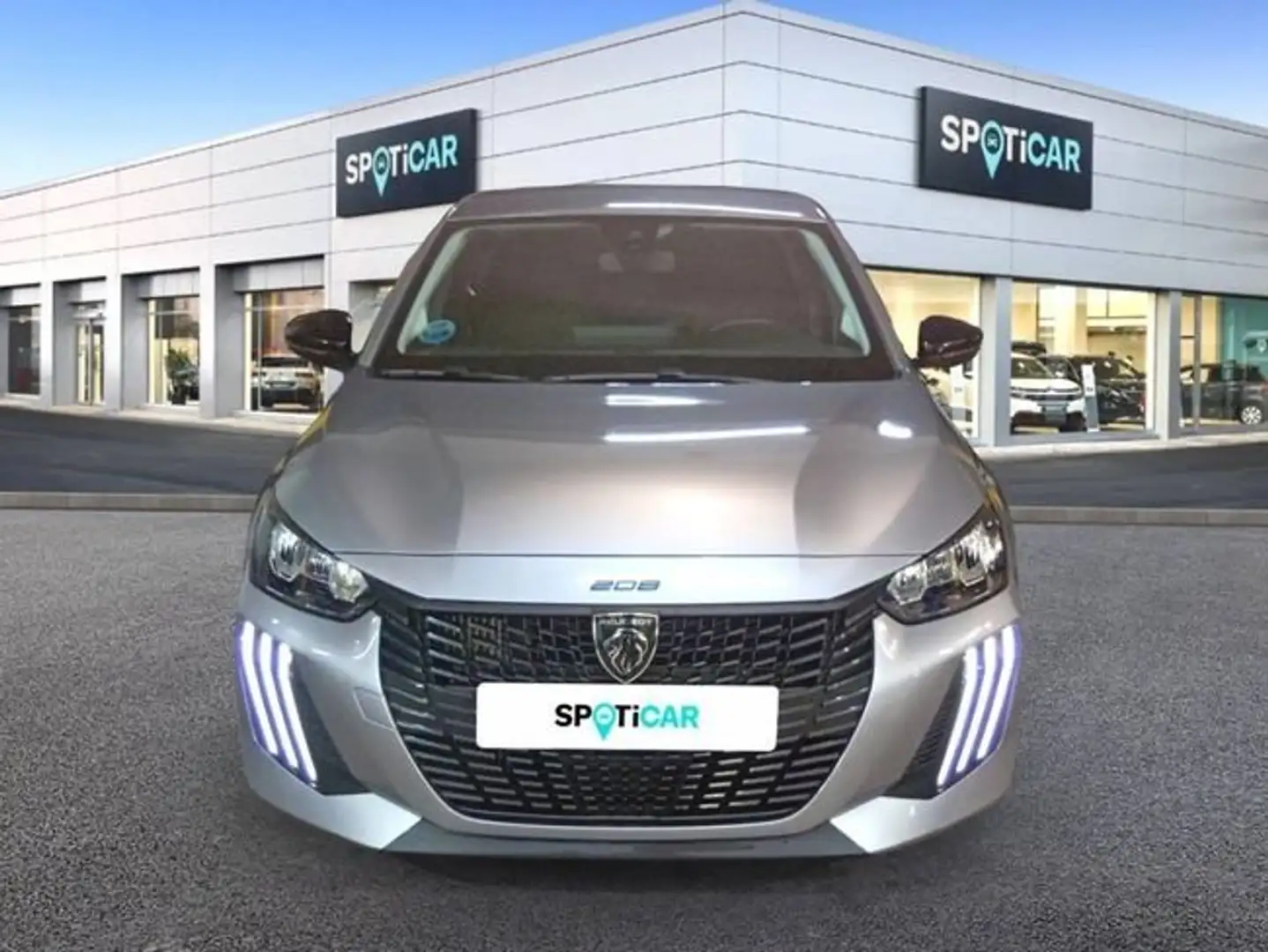 Peugeot 208 1.2 Hybrid Style e-DCS6 110 Gris - 2
