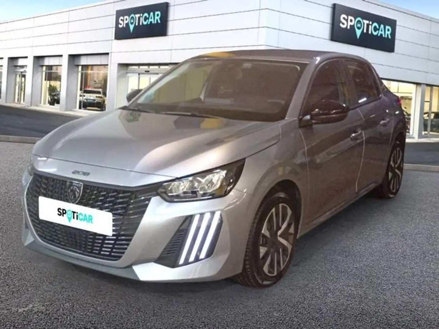 Peugeot 208 1.2 Hybrid Style e-DCS6 110 Gris - 1
