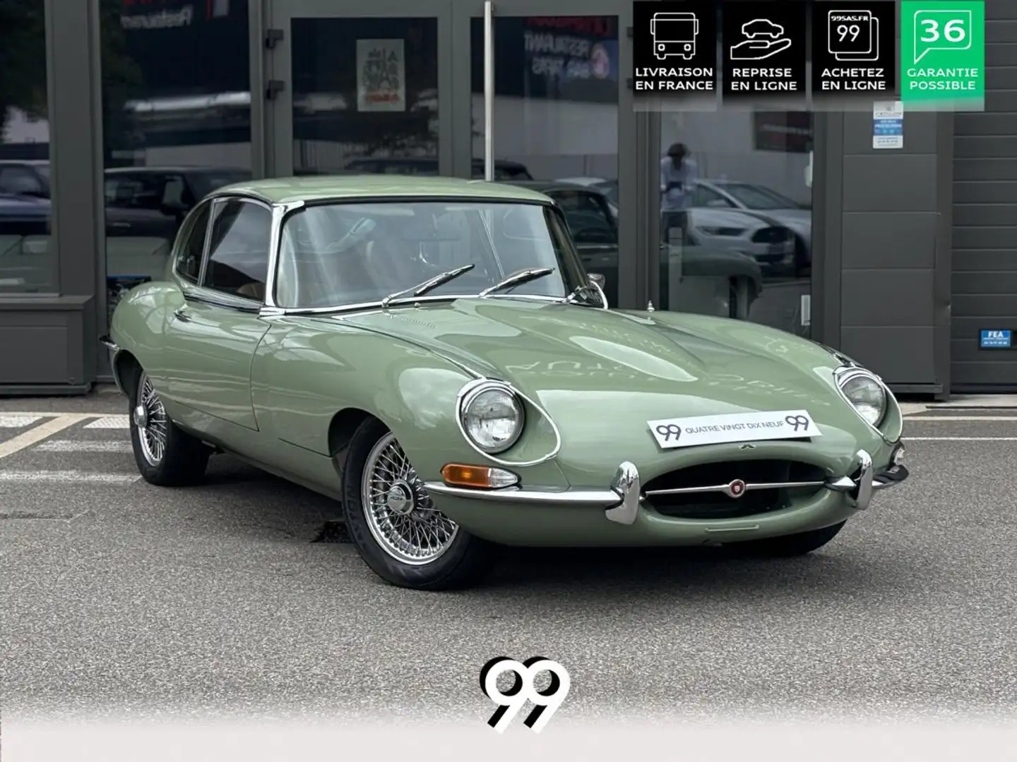 Jaguar E-Type TYPE E 4.2 Restaurée Vert - 1