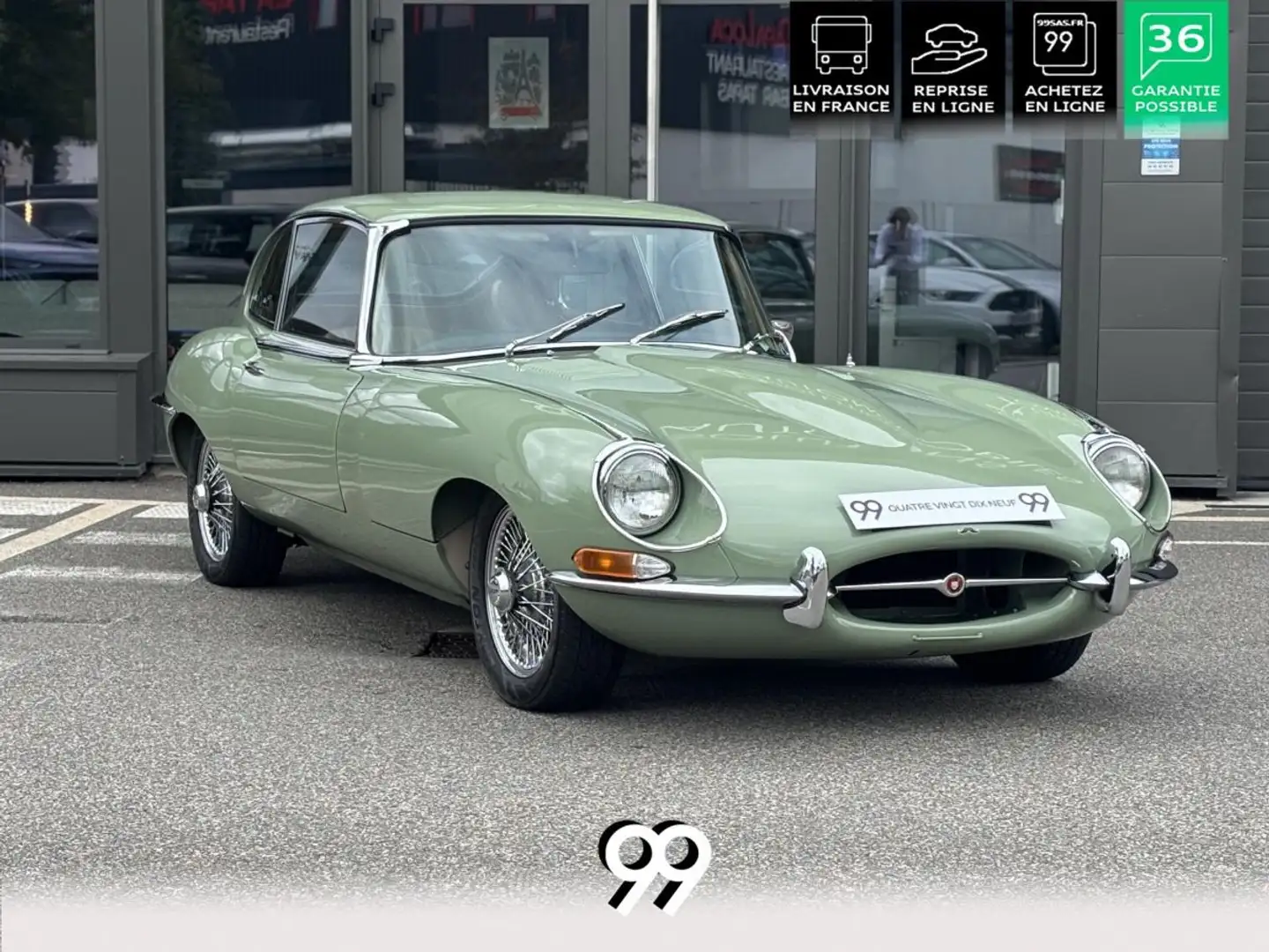 Jaguar E-Type TYPE E 4.2 Restaurée Vert - 2