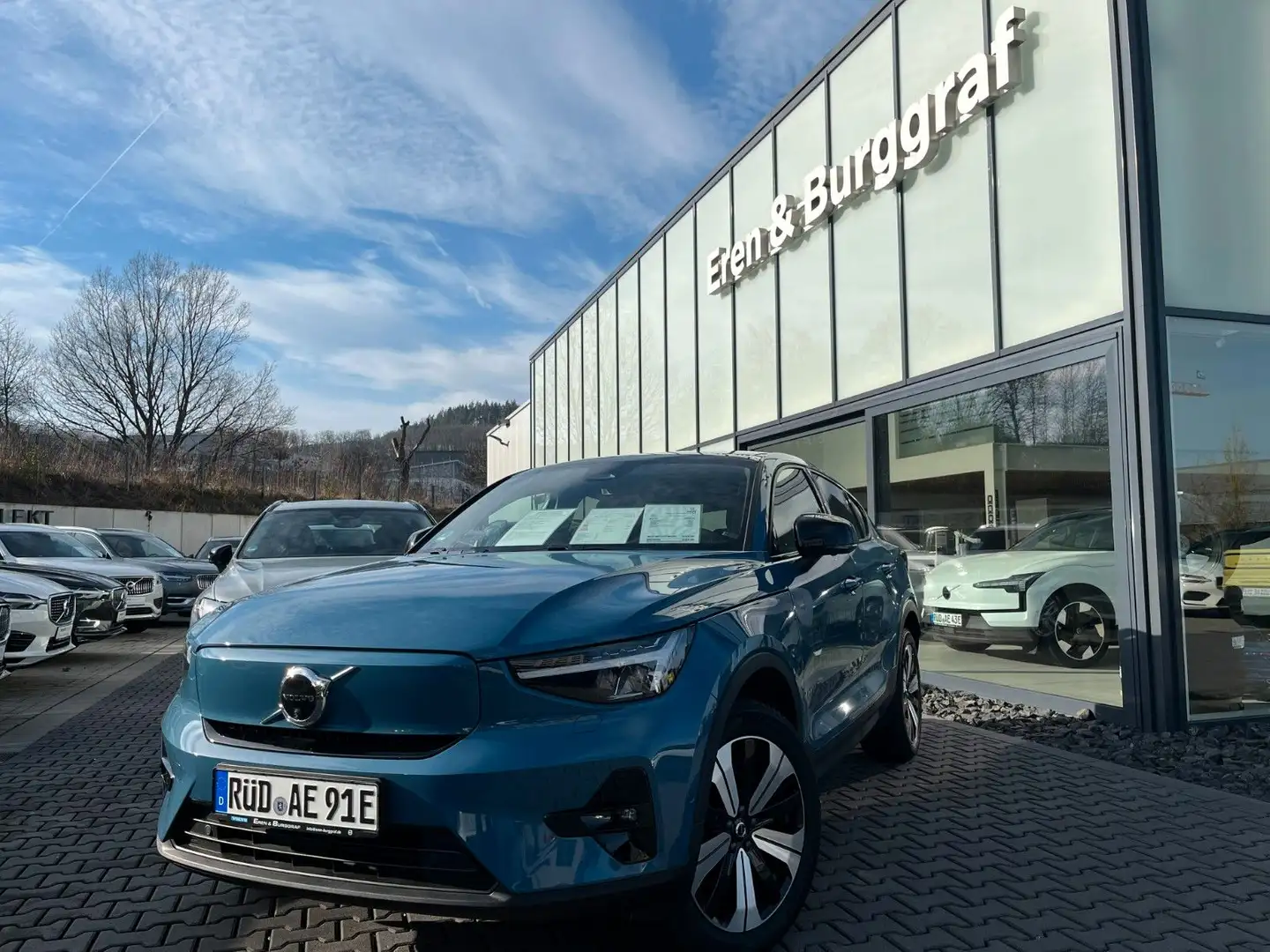 Volvo C40 Ultimate Recharge Pure Electric AWD Blau - 1