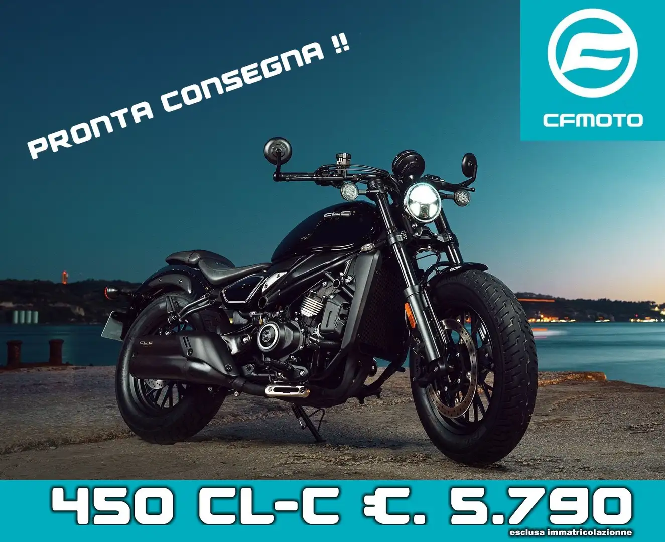 CFMOTO CLC 450 Custom Negro - 1