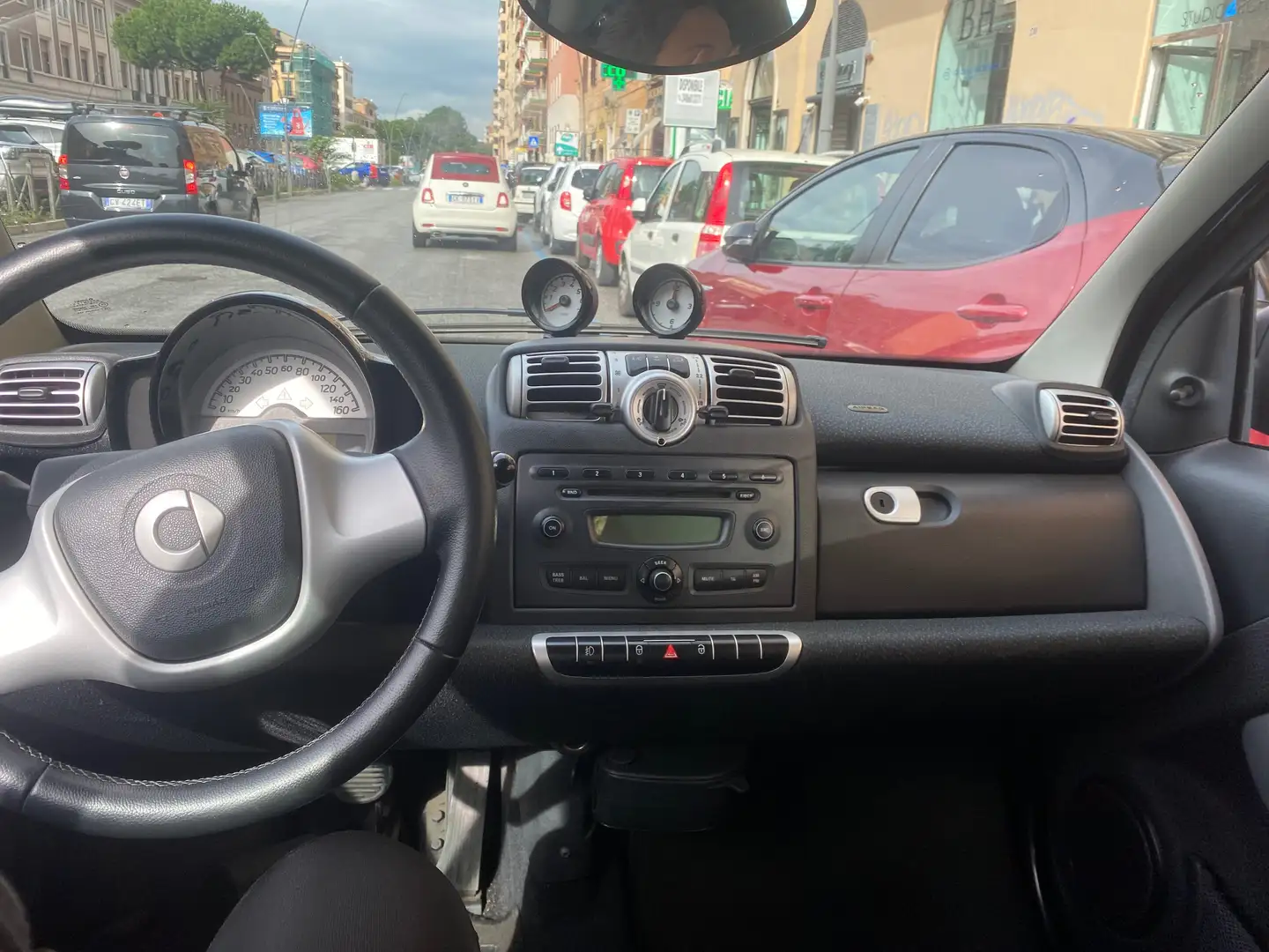 smart forTwo Fortwo II 2007 1.0 mhd Pure 71cv Nero - 2