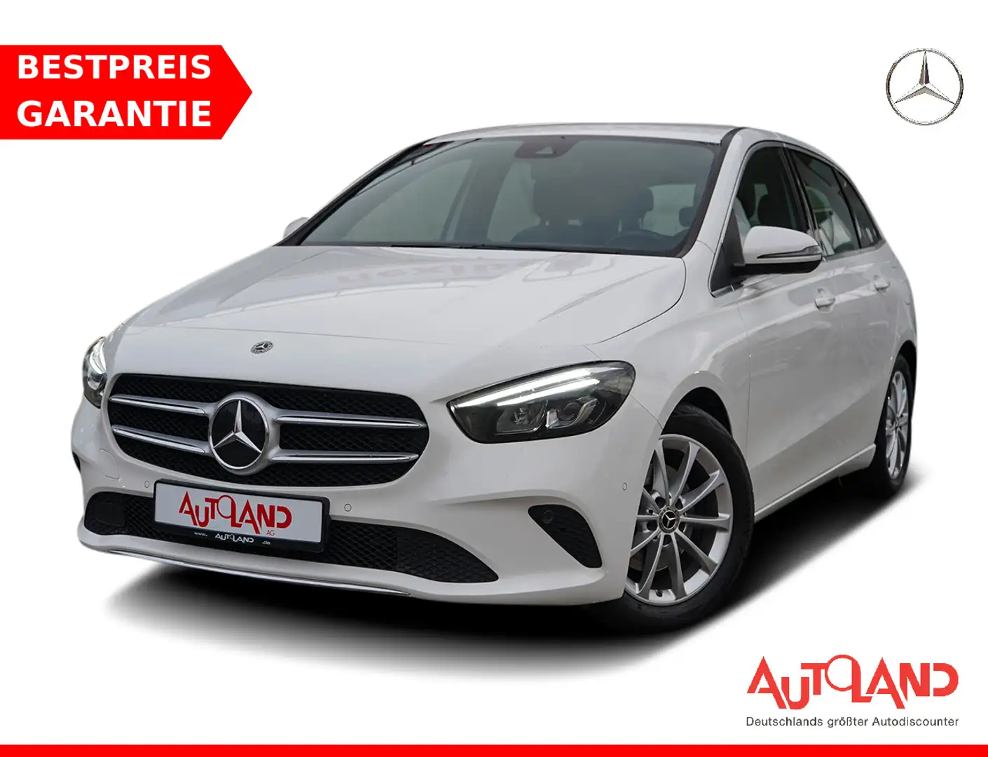 Mercedes-Benz B 200 B200 Progressive LED Navi Totwinkel Sitzheizung Weiß - 1