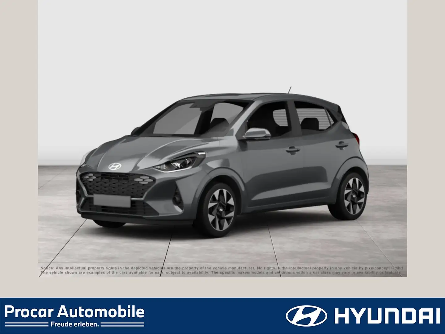 Hyundai i10 1.0 T-GDI N Line RFK NAVI LED KLIMA Gris - 1