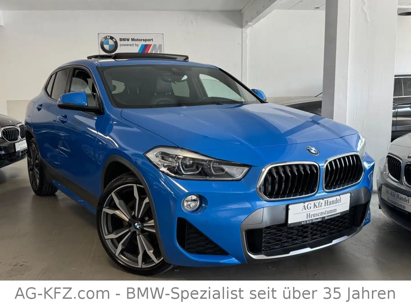 BMW X2 xDrive20d M Sport X/Leder/HUD/PANO/KeyGO/HiFi Blauw - 1