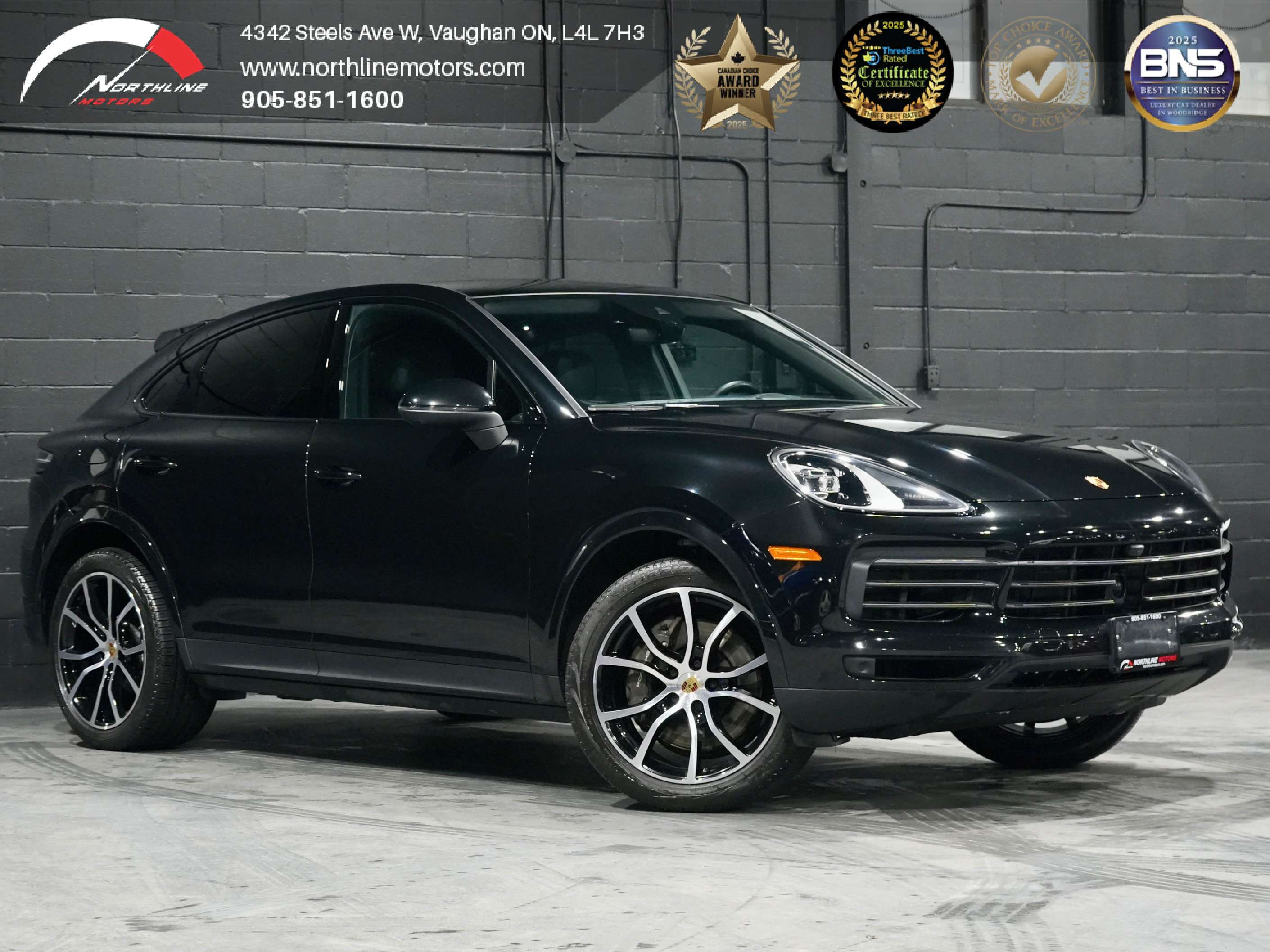 Black 2023 Porsche Cayenne Coupe Platinum Edition AWD Coupe All-Wheel Drive 8-Speed Automatic