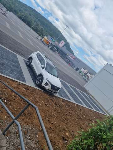 Imagine Hyundai Grand Santa Fe blue 2.2 CRDI 4WD Automatik Premium