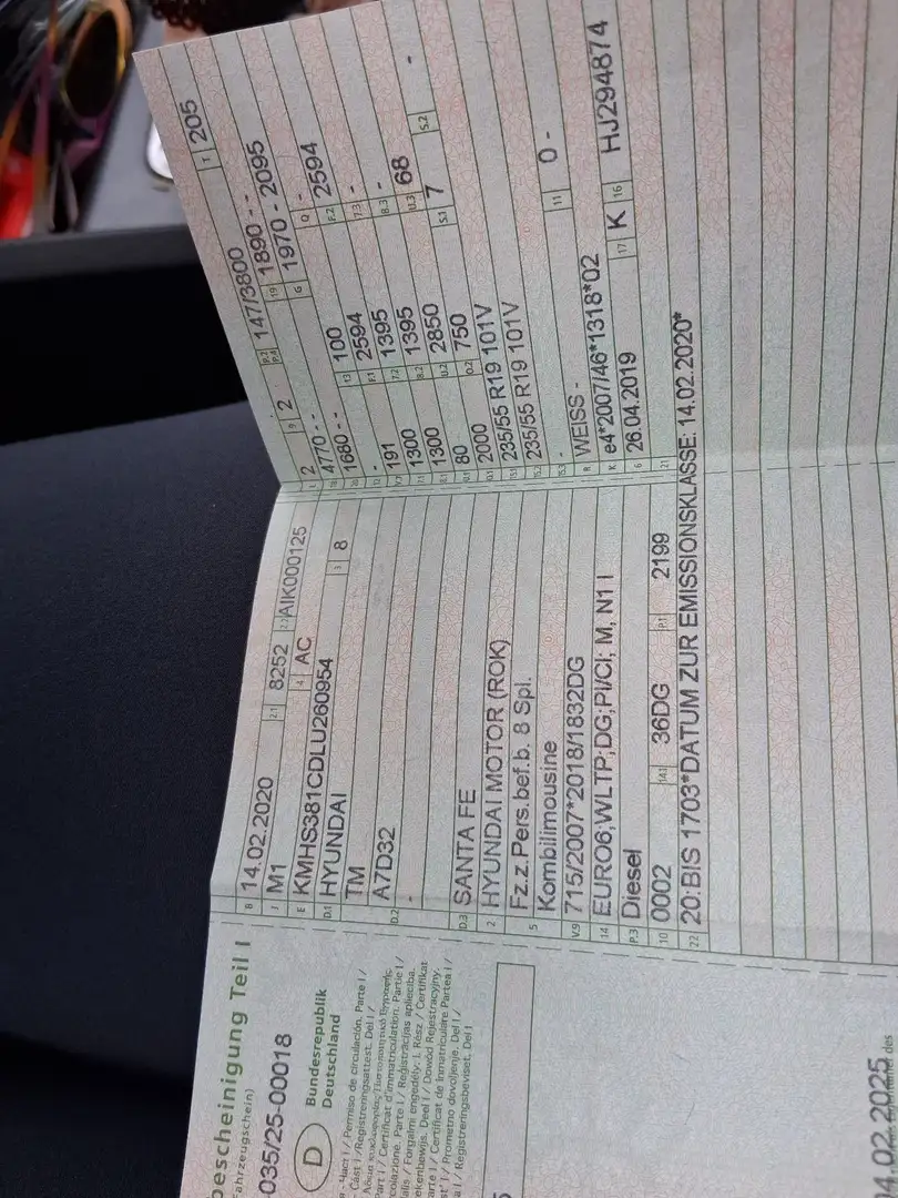 Hyundai Grand Santa Fe blue 2.2 CRDI 4WD Automatik Premium - 1