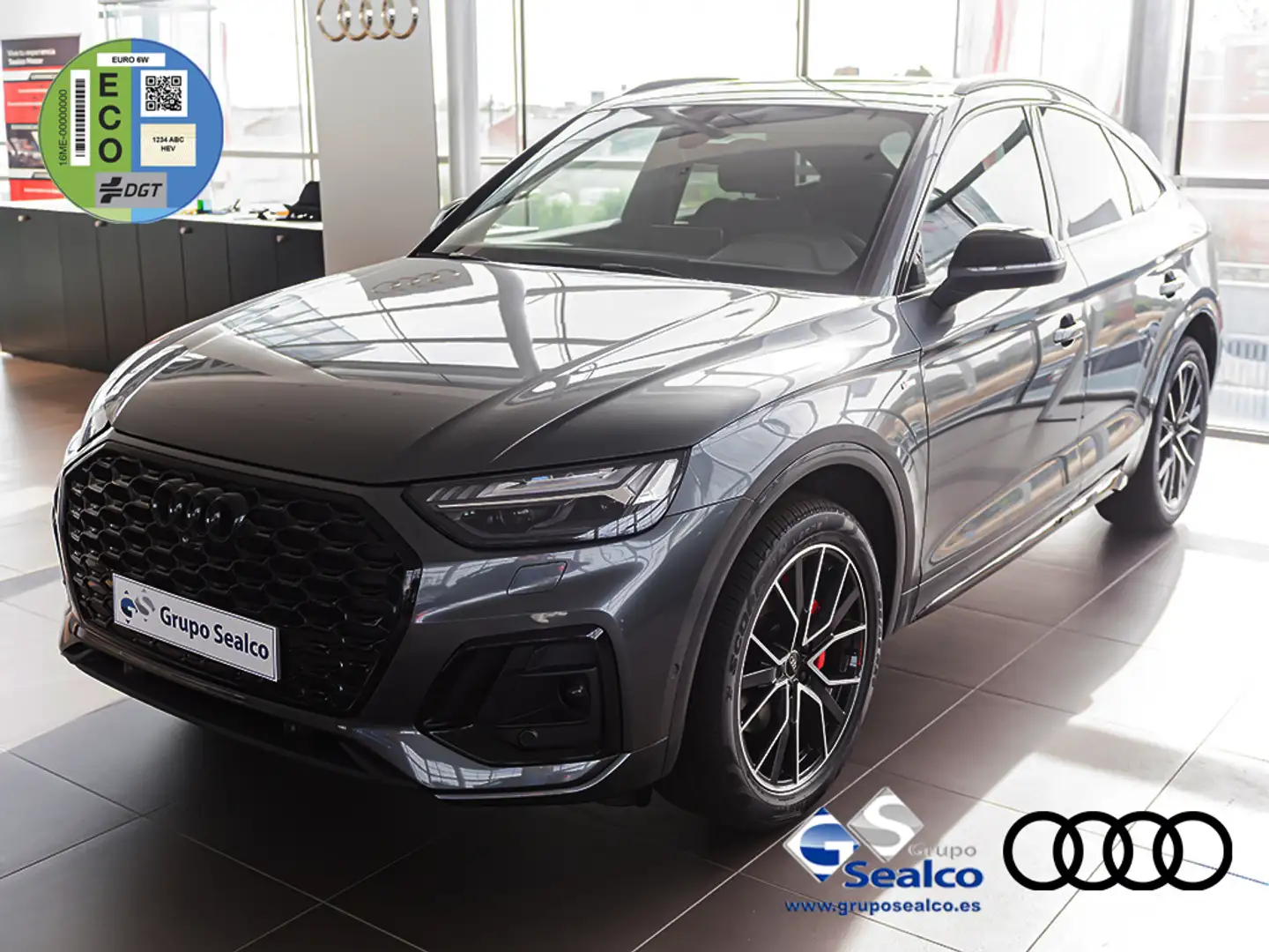 Audi Q5 Sportback 35 TDI Black line S tronic Grigio - 1