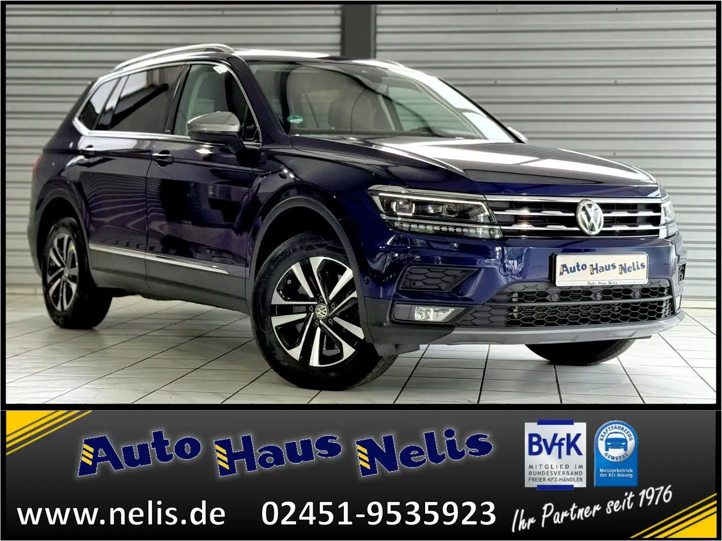 Volkswagen Tiguan Allspace 2.0 TDI United 4Motion Panorama Blu/Azzurro - 1