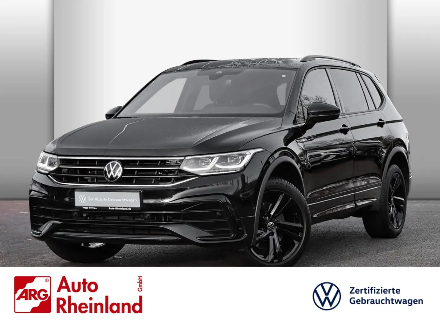 Volkswagen Tiguan Allspace R-Line 4MOTION 2.0 TSI OPF DSG PANO/AHK/LED/NAVI Black - 1