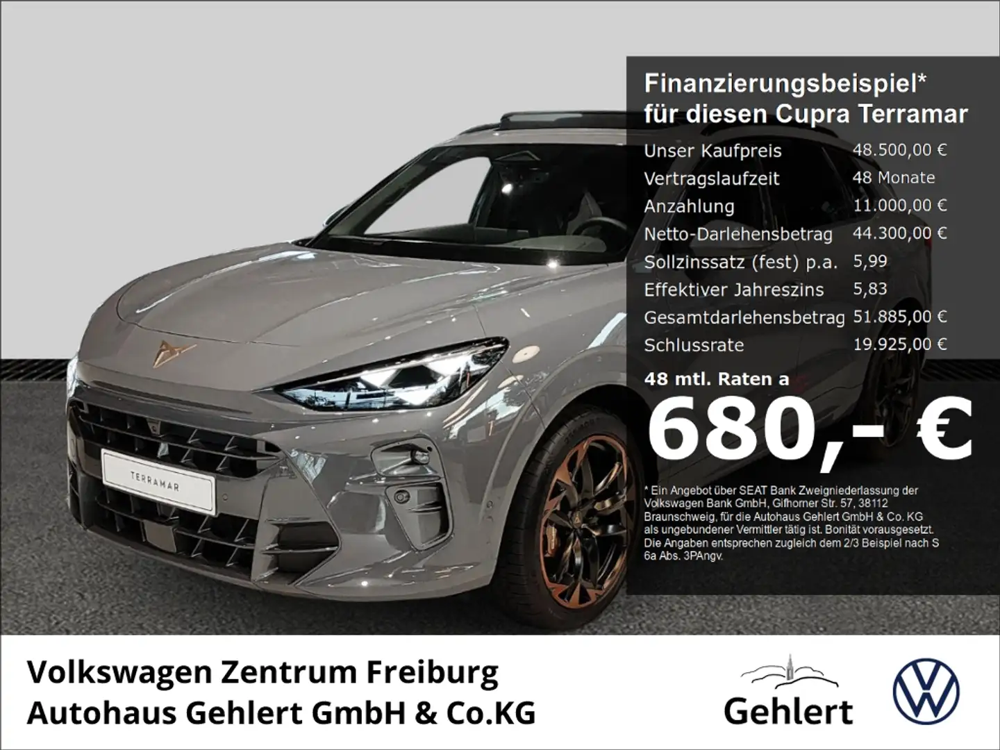 CUPRA Terramar 195 kW 4Drive VZ 2.0 TSI DSG SOFORT VERFÜGBAR Grau - 1