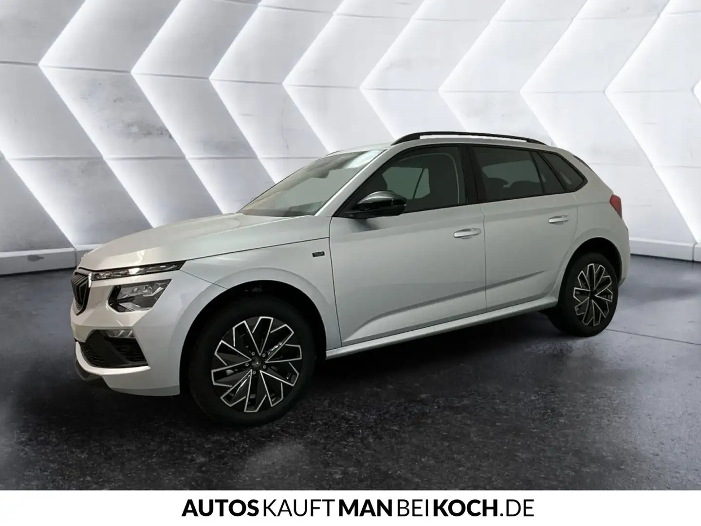 Skoda Kamiq Tour 1.0 TSI DSG ACC Black AHK Totwinkel LED Zilver - 2