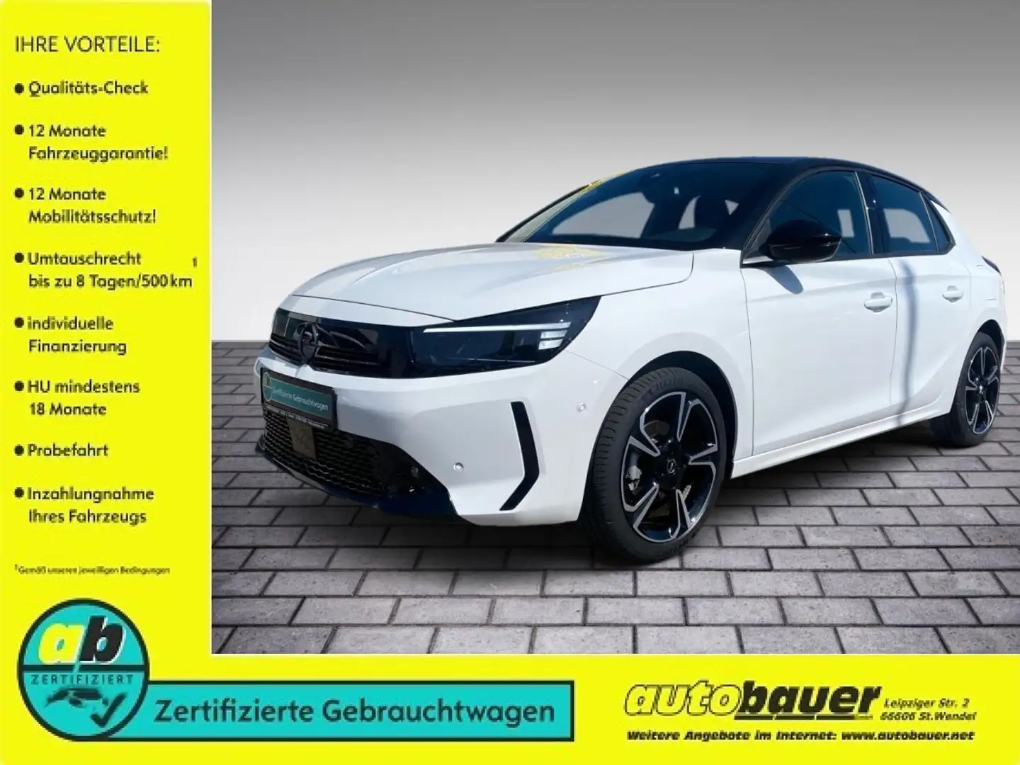 Opel Corsa GS Weiß - 1