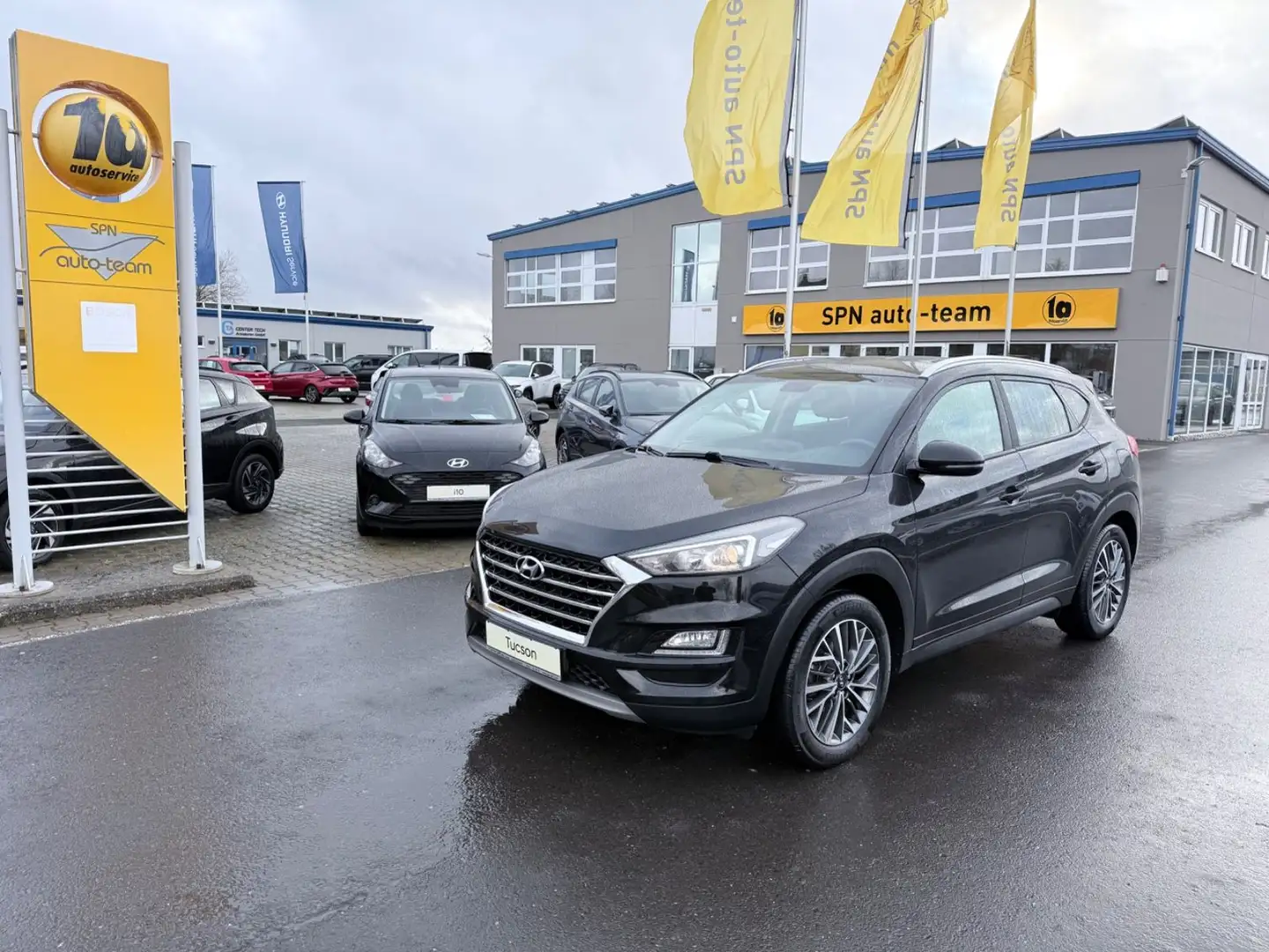 Hyundai TUCSON 1.6 T-GDI Trend 2WD DCT/AHK/SHZ Noir - 1