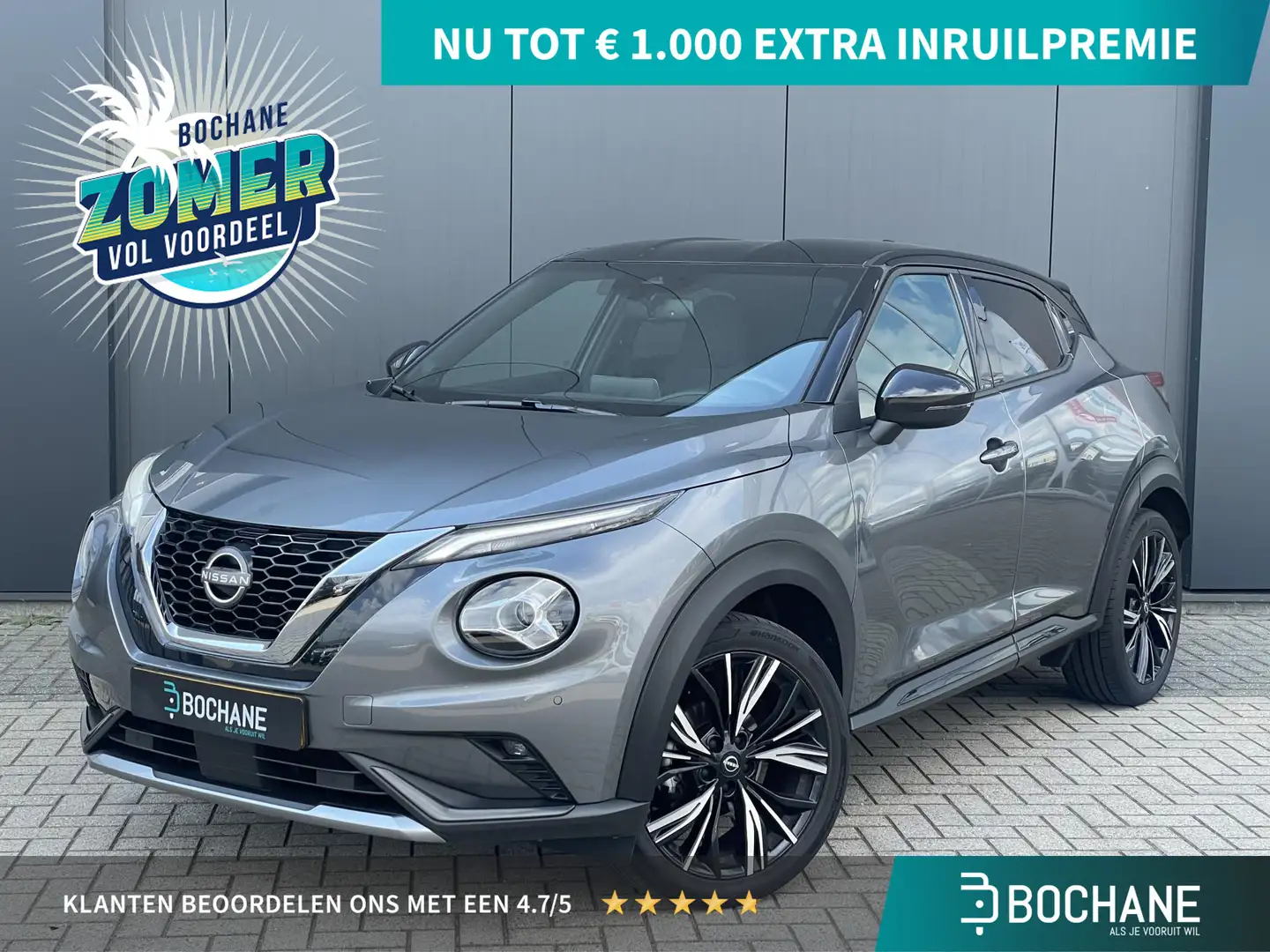 Nissan Juke 1.0 DIG-T 114 DCT7 N-Design Automaat | Navigatie | Grijs - 1