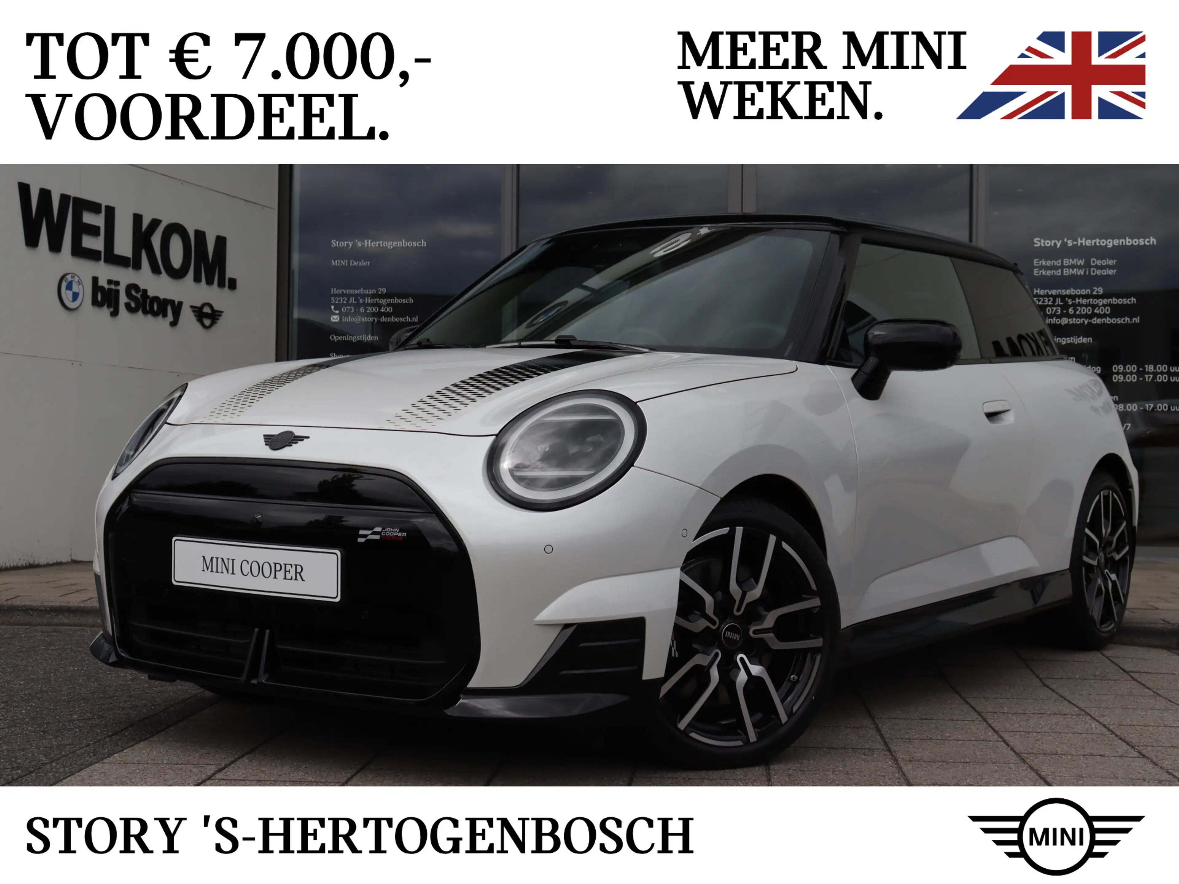 MINI Cooper E Hatchback / JCW / Pakket L / 18" JCW Lap Spoke 2-t