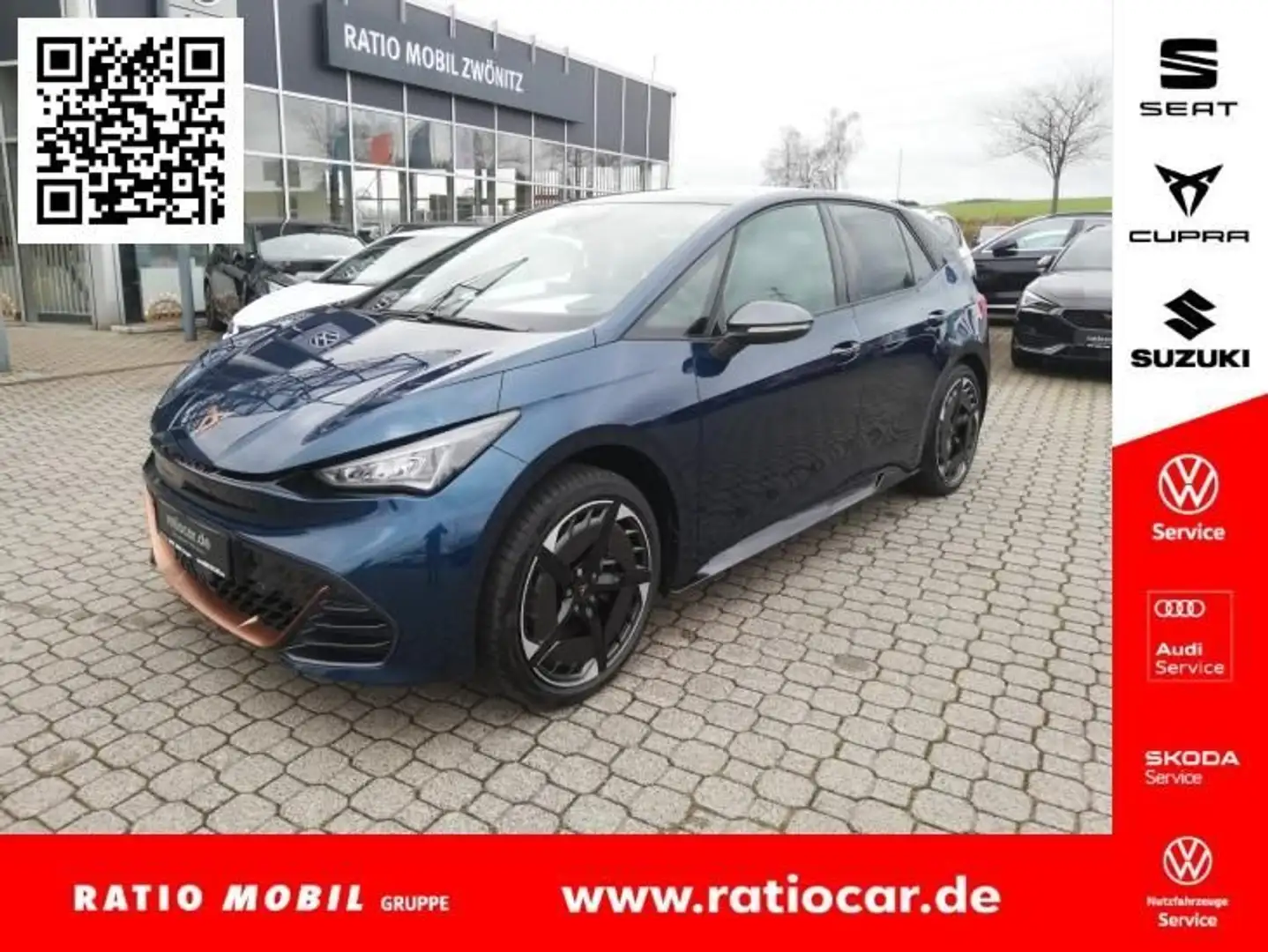 CUPRA Born BORN 170 KW 77 KWH NAVI HEAD-UP-DISPLAY SITZH. Blau - 1