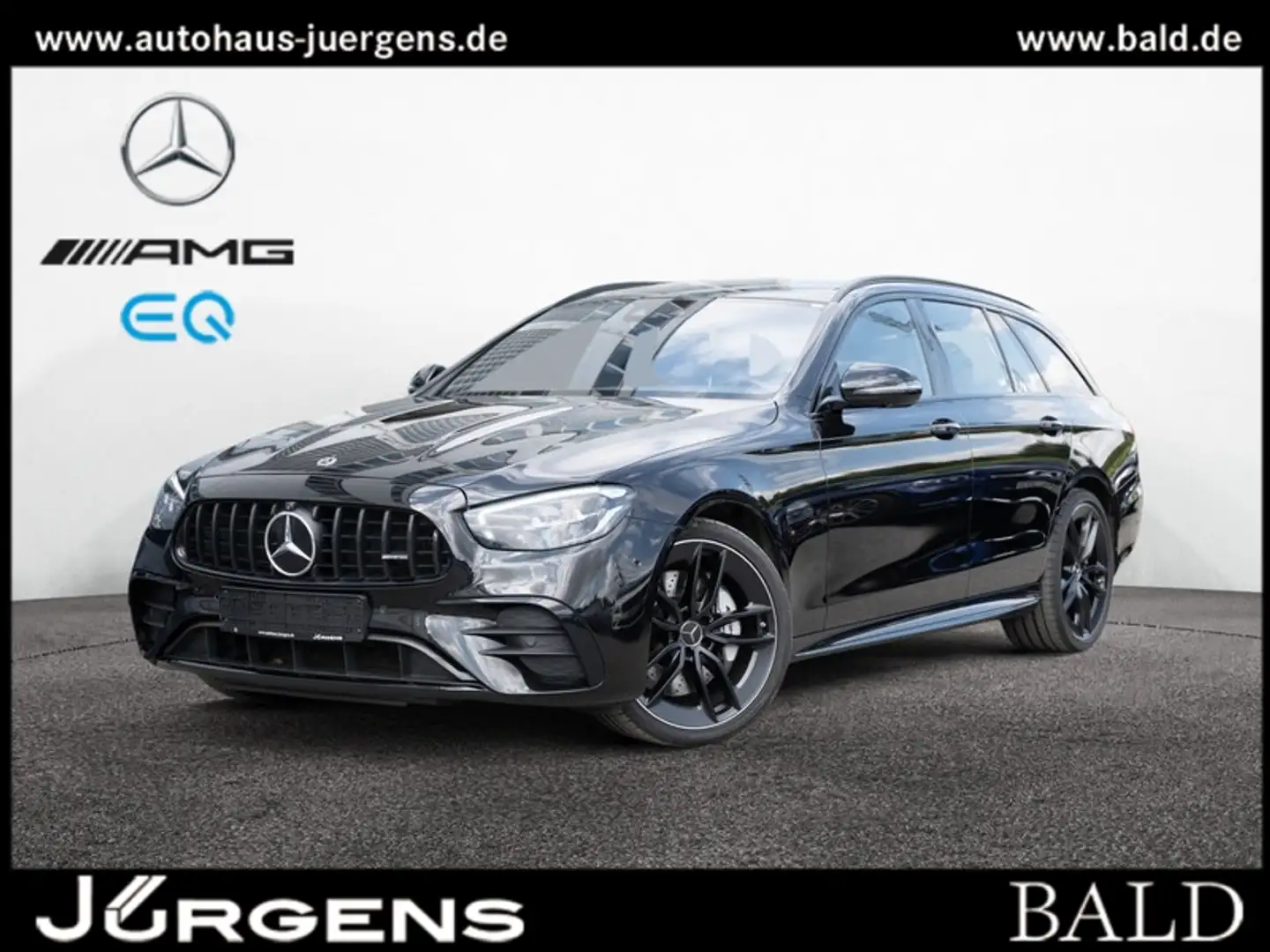 Mercedes-Benz E 53 AMG 4M+ T 360/Pano/Burm/Night/Memo/Totw/20" Schwarz - 2