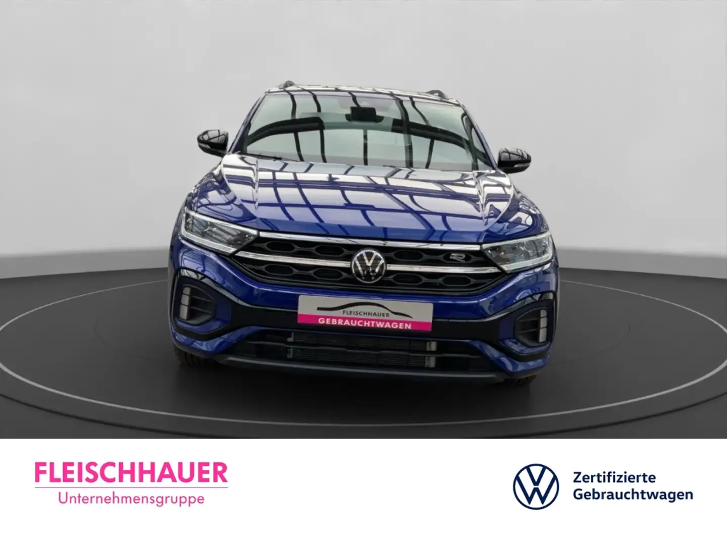 Volkswagen T-Roc 2.0 TDI R-Line Sportpaket AHK-ab. Navi VC Massages Blau - 2