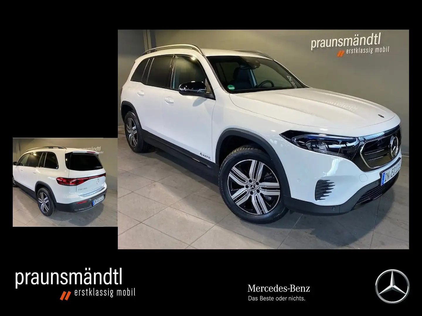Mercedes-Benz EQB 300 4M Progressive Night/Memo/Distron/7Sitze Biały - 1